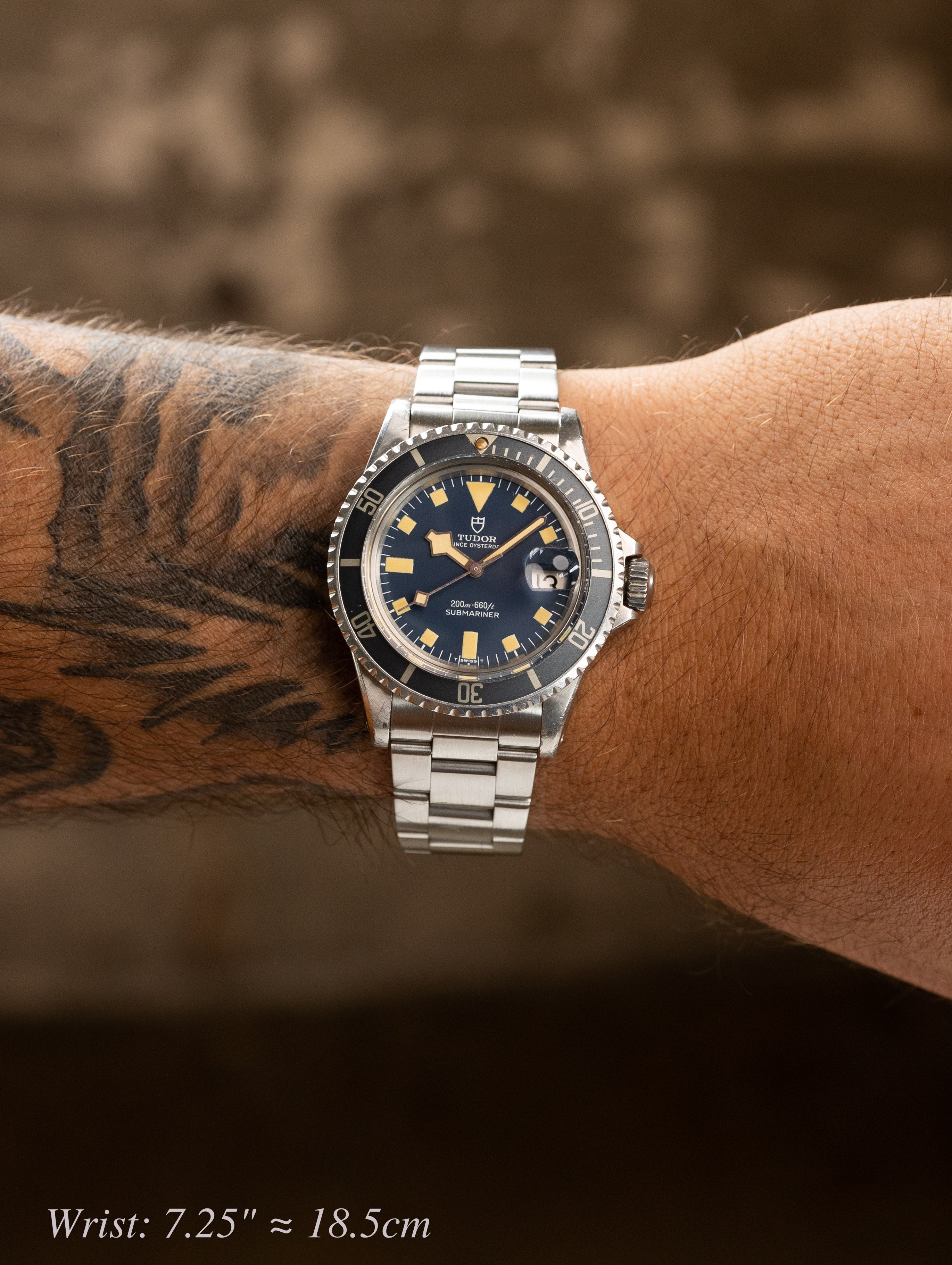 Tudor Submariner Ref. 94110 - Blue 'Snowflake' Unpolished