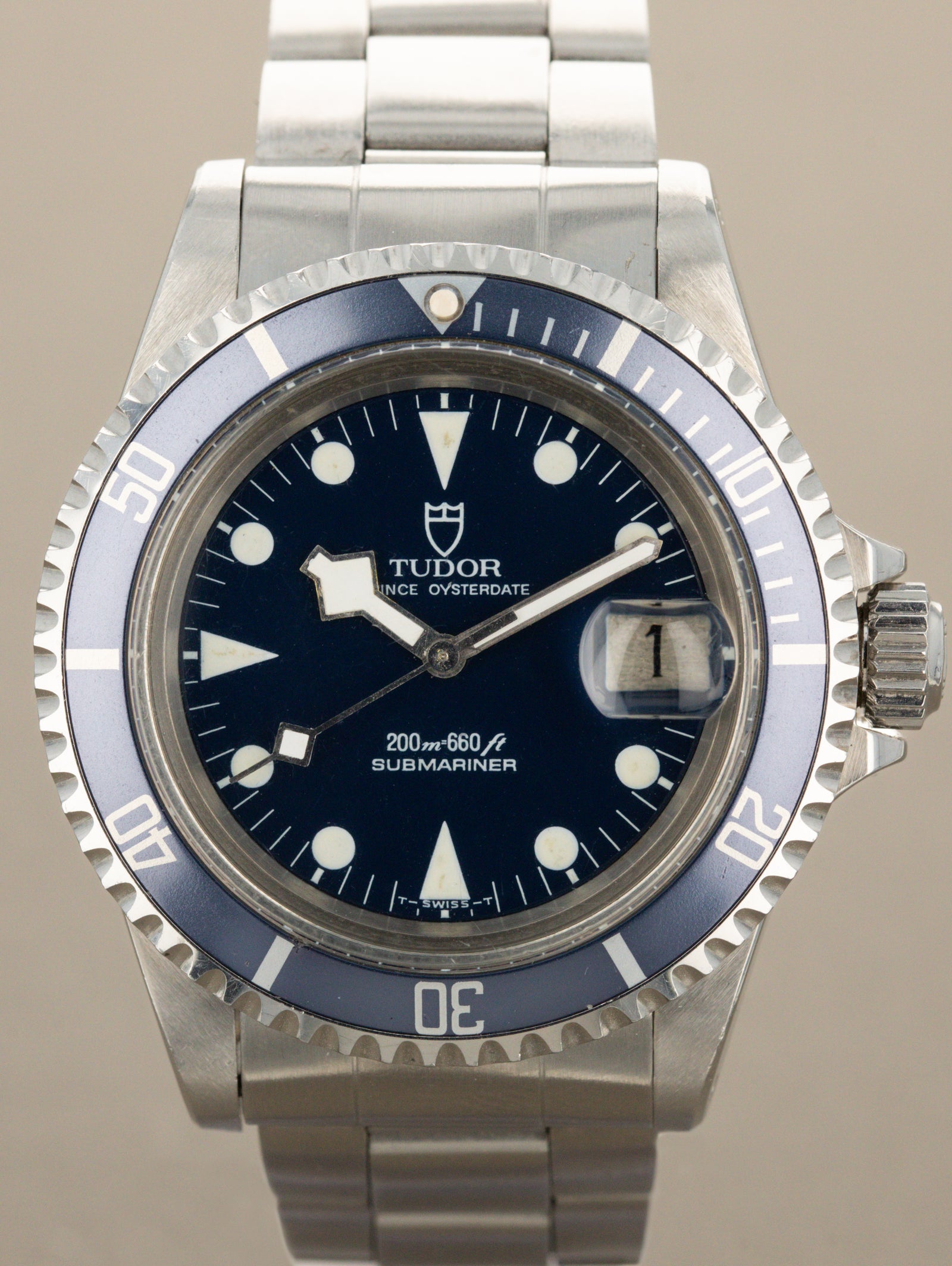 Tudor Submariner Date Ref. 76100 'Transitional' - Blue 'Dots & Daggers' Dial