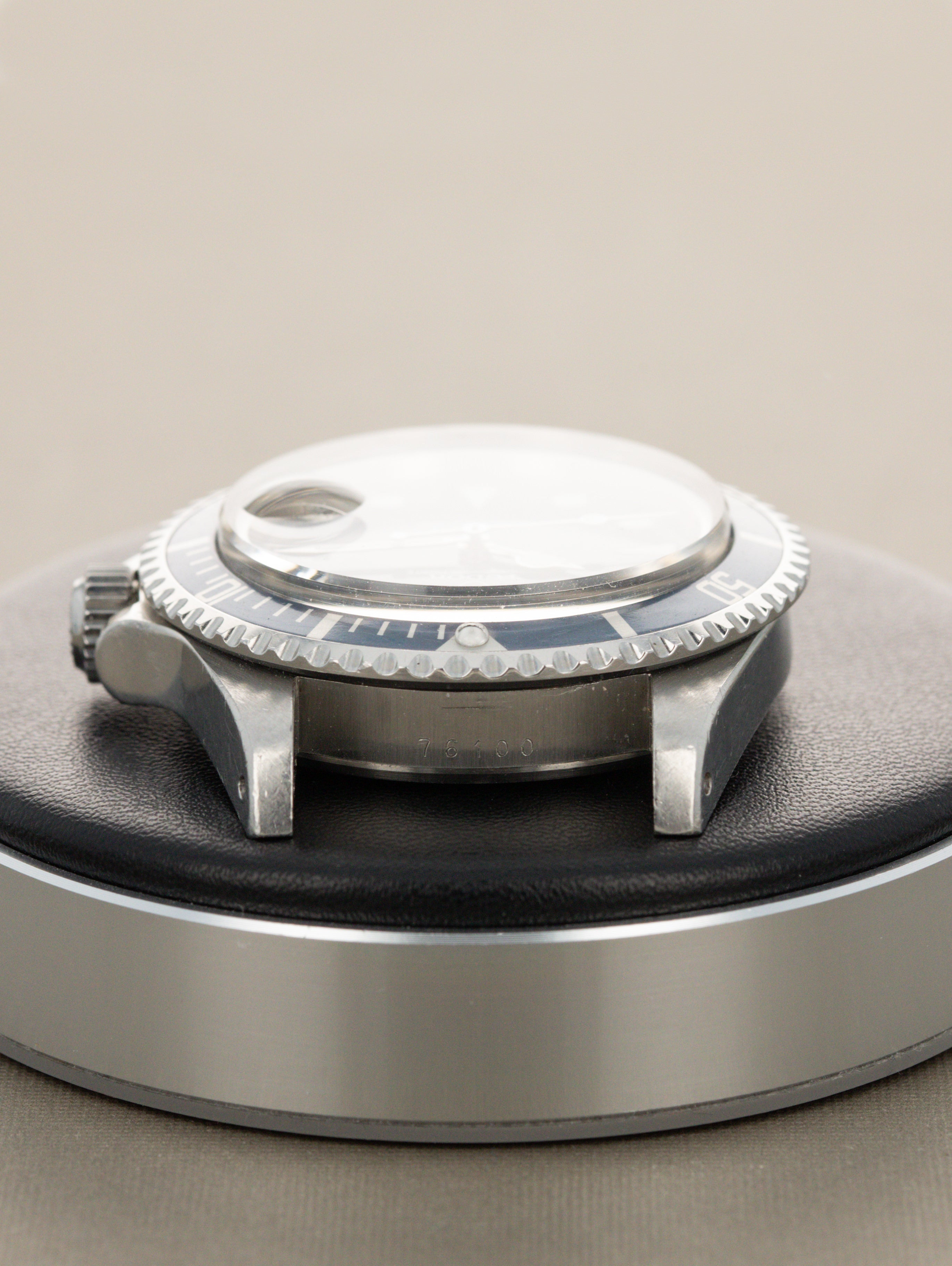 Tudor Submariner Date Ref. 76100 'Lollipop' - Blue Dial Unpolished W/ Box & Papers