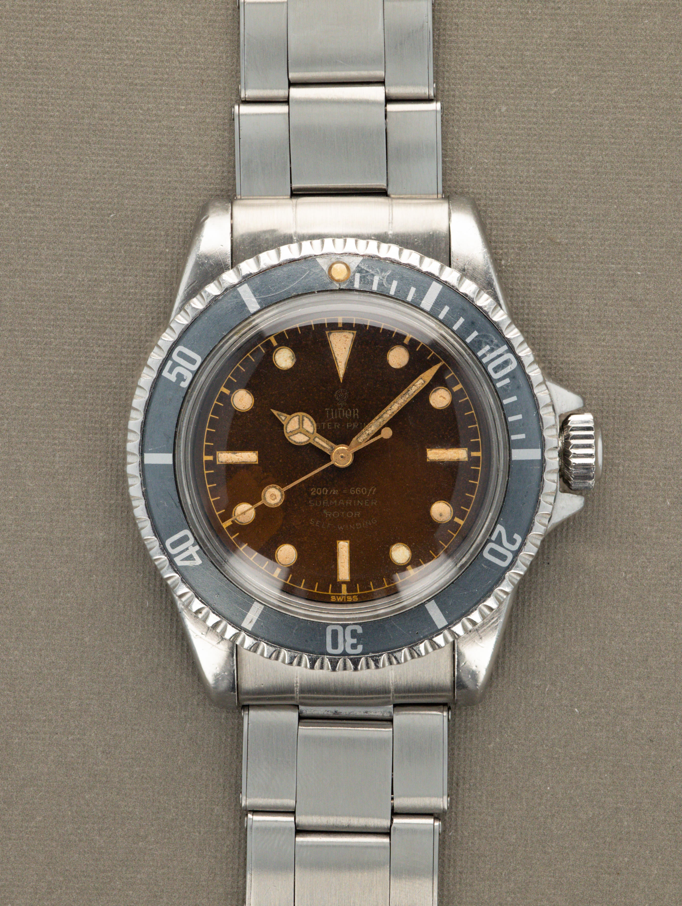 Tudor Submariner Ref. 7928 'PCG' - Gilt 'Tropical' Dial Faded Bezel