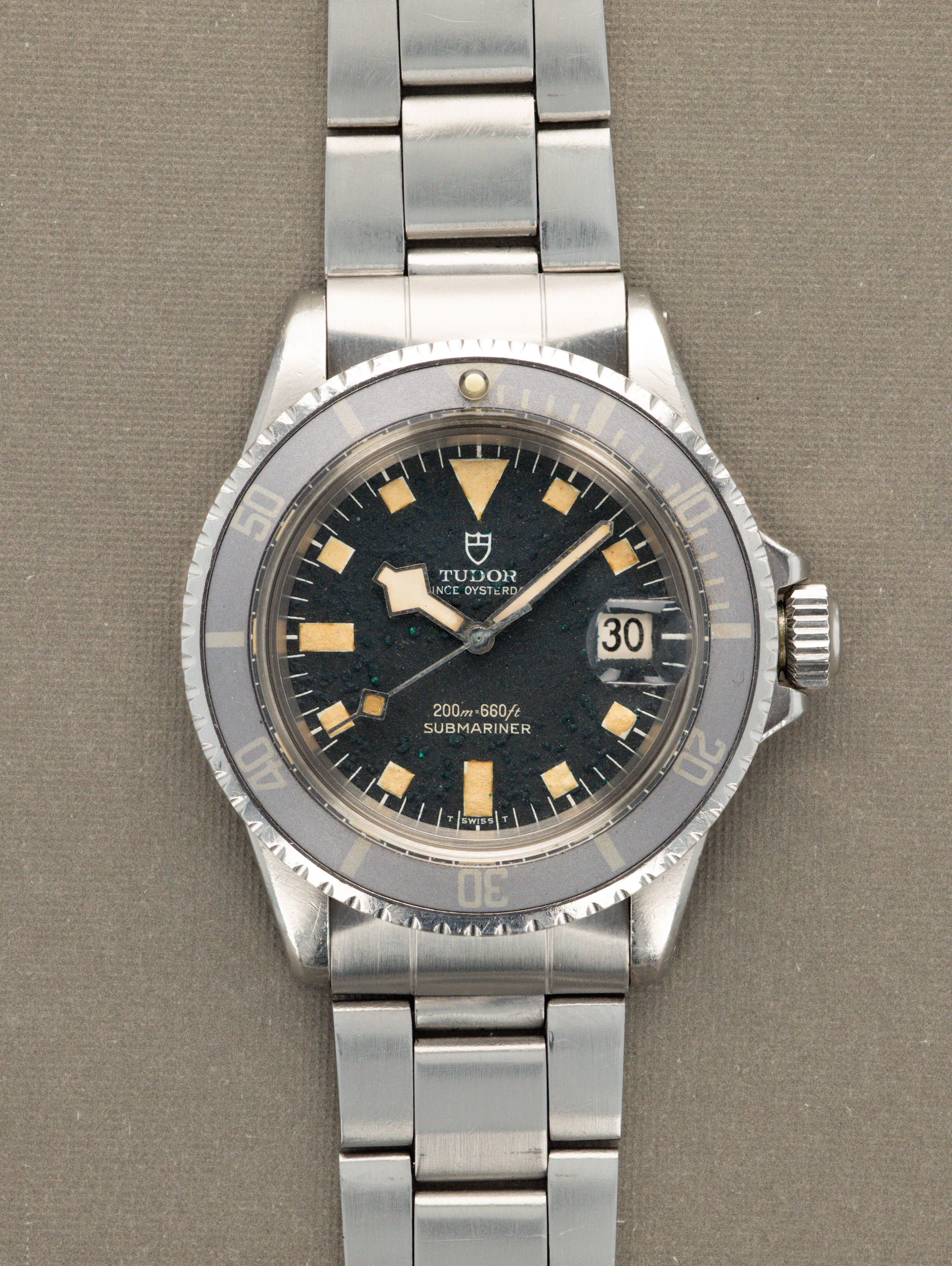 Tudor Submariner Ref. 9411/0 - Blue 'Snowflake' Patina Dial Unpolished