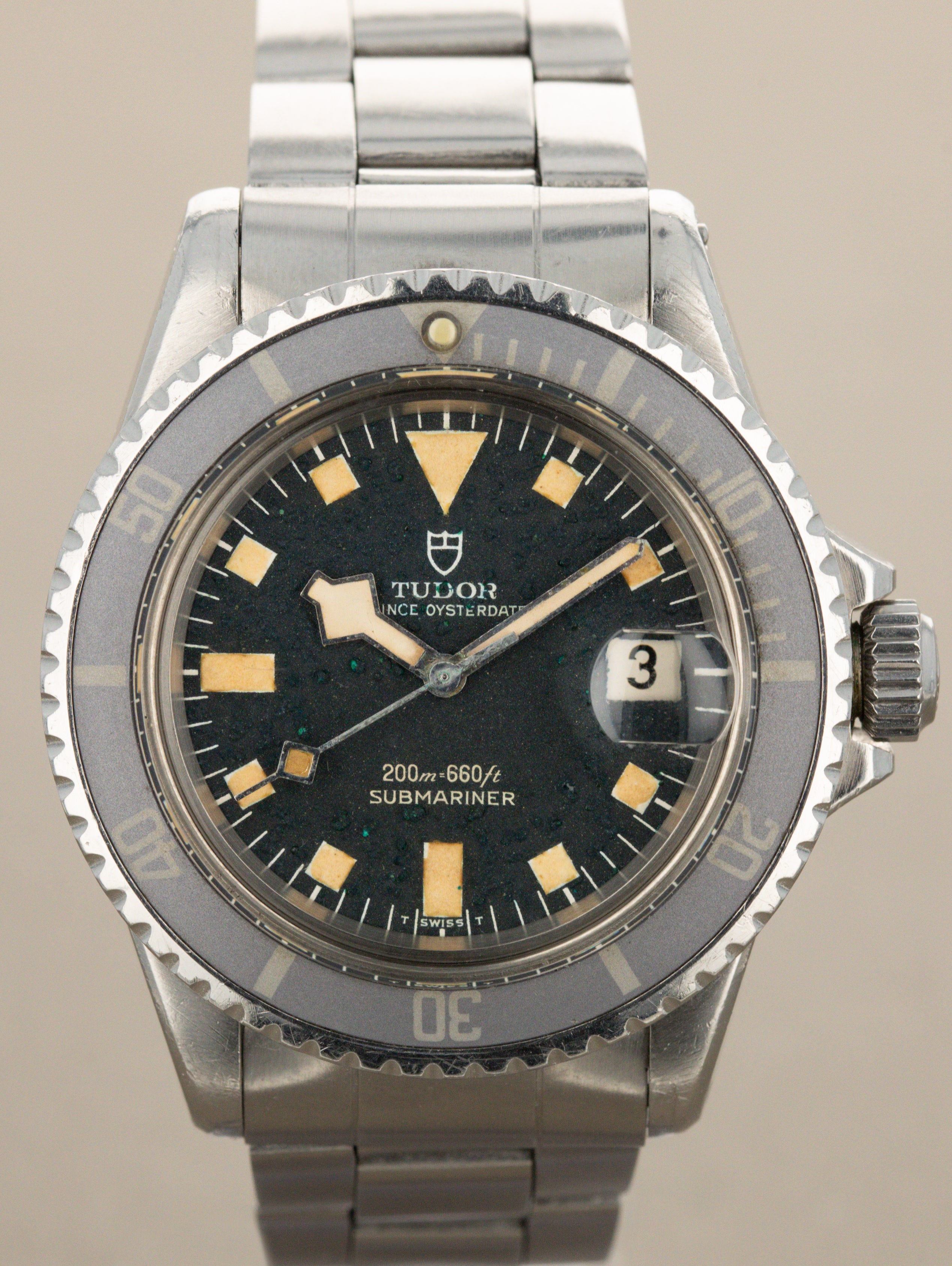 Tudor Submariner Ref. 9411/0 - Blue 'Snowflake' Patina Dial Unpolished