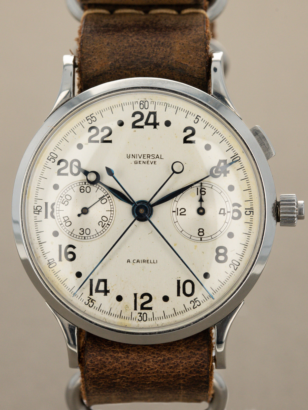 Universal Genève HA-1 Ref. 22560 - 'A. Cairelli' Split-Seconds Monopusher Chronograph