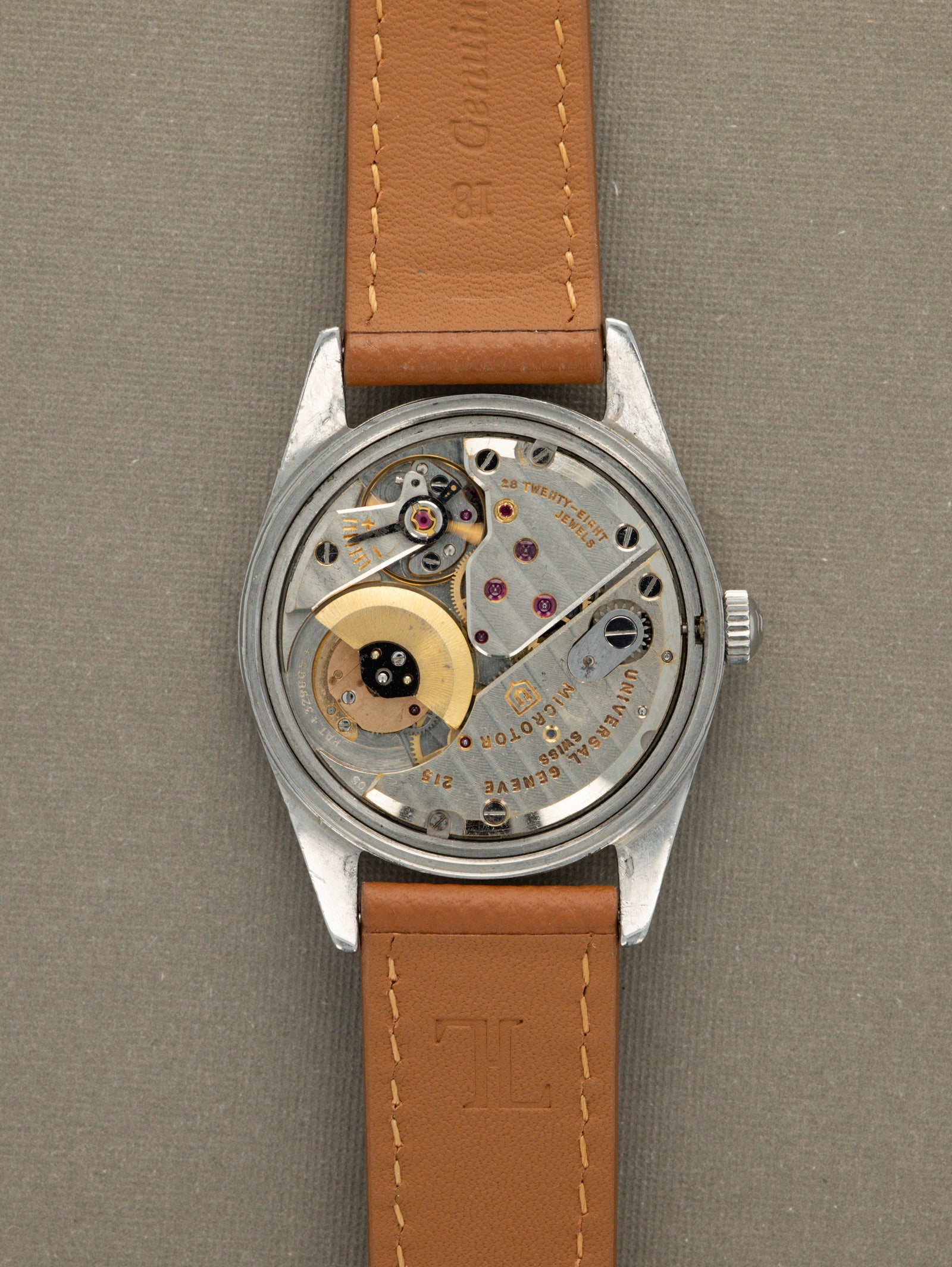 Universal Genève Polerouter Ref. 20357/1 - Gilt 'Tropical' Dial Unpolished