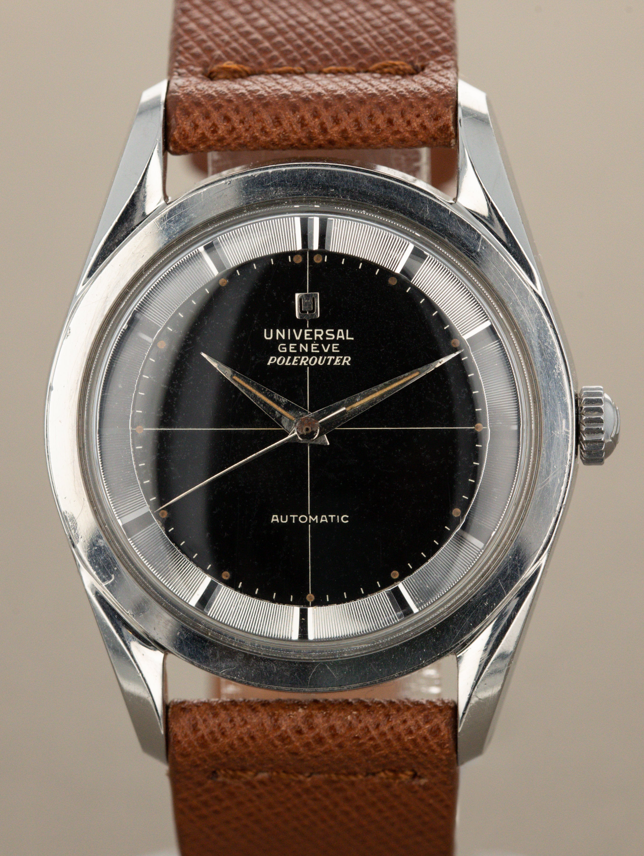 Universal Genève Polerouter Ref. H 20217-4 - Gilt 'Crosshair' Dial Unpolished