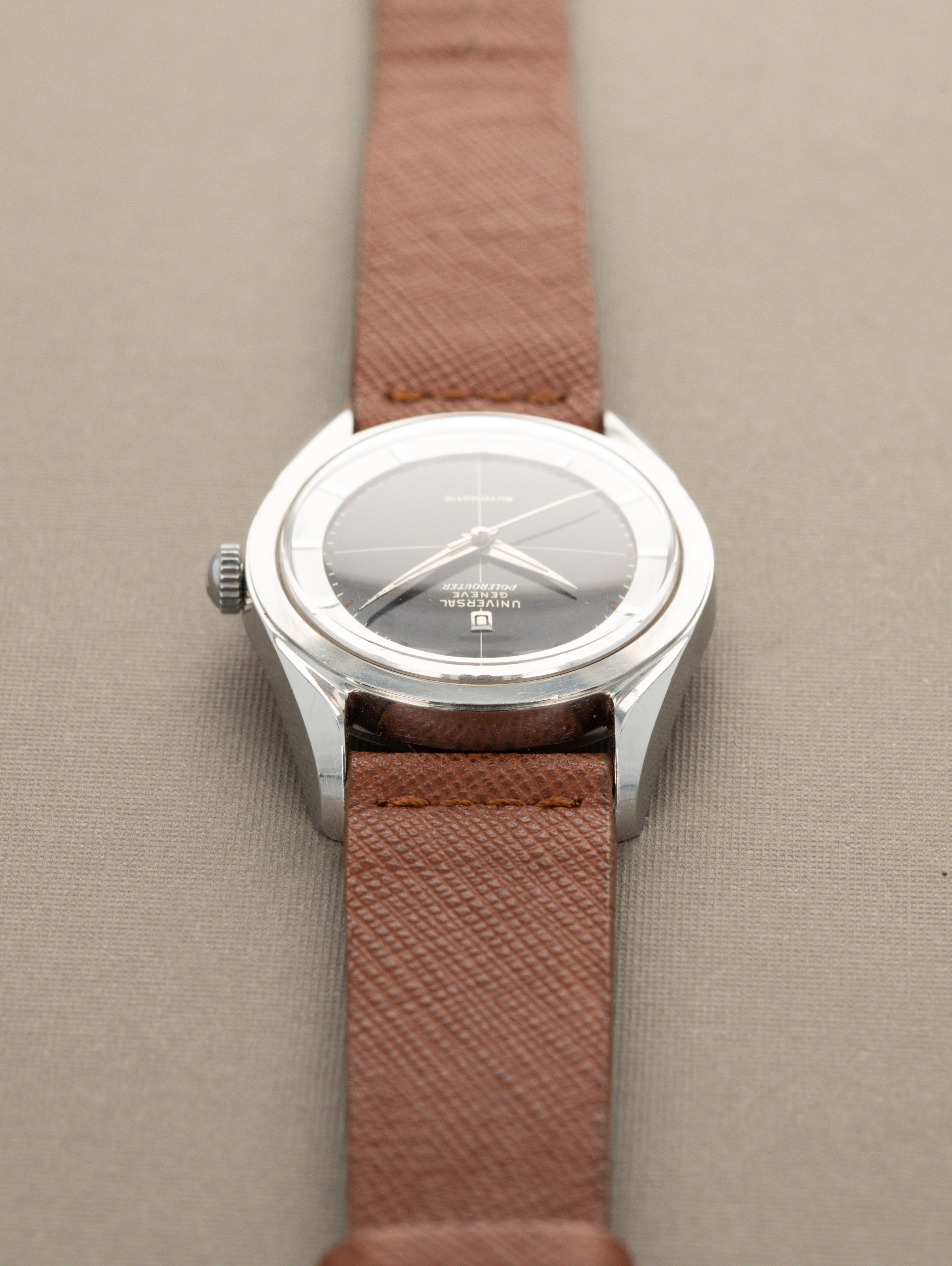 Universal Genève Polerouter Ref. H 20217-4 - Gilt 'Crosshair' Dial Unpolished