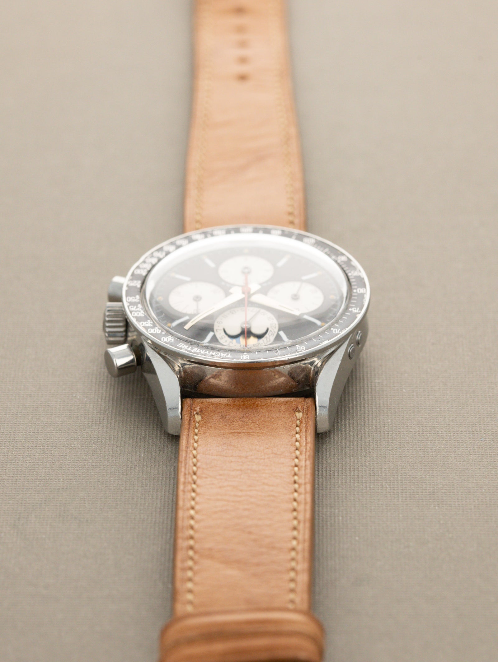 Universal Genève Tri-Compax Ref. 881101/02 'Evil Clapton' - Matte Black 'Reverse-Panda' Dial Unpolished