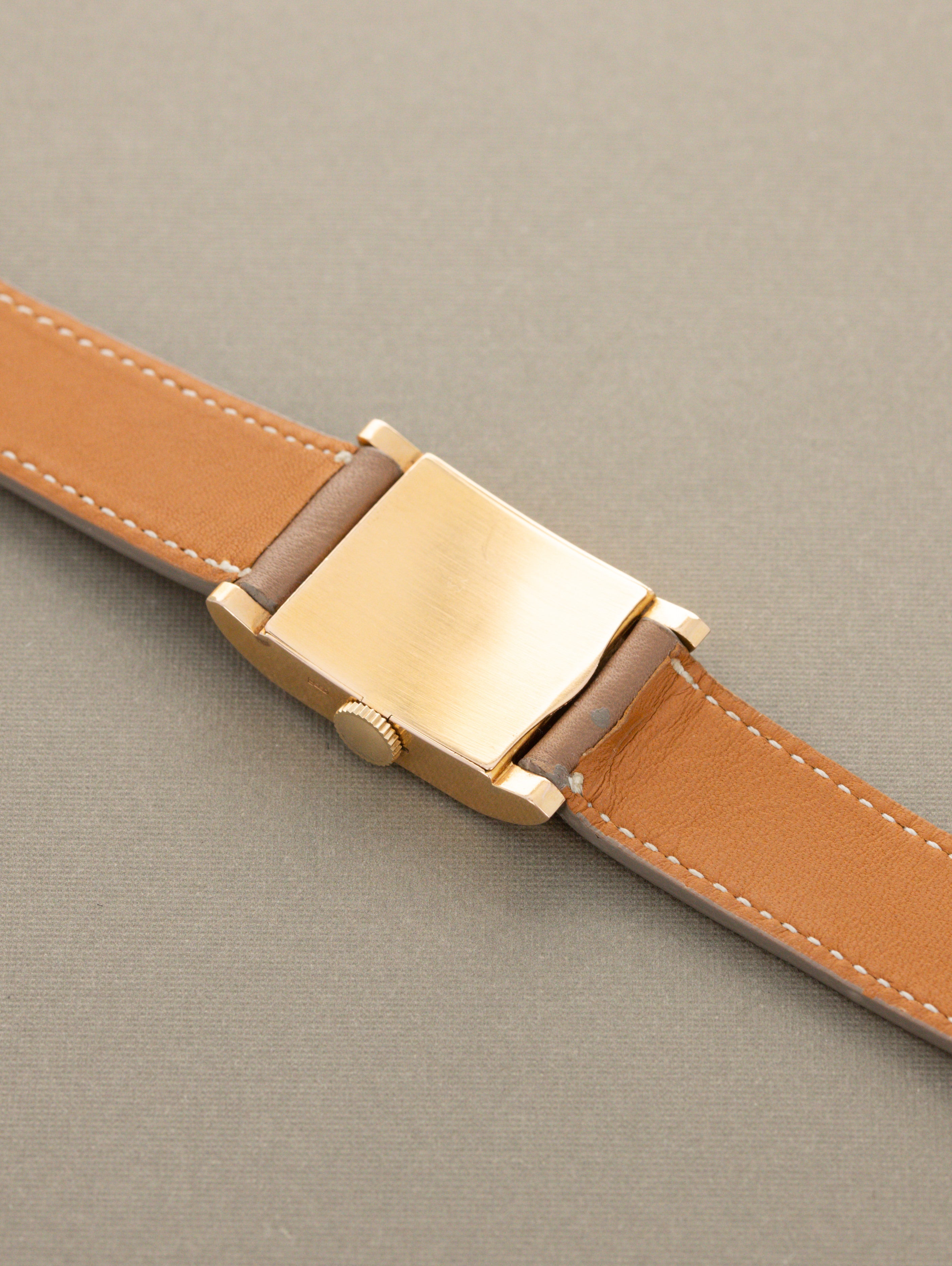 Vacheron Constantin Rose Gold 'Tank' - Silver 'J.W. Benson' Dial