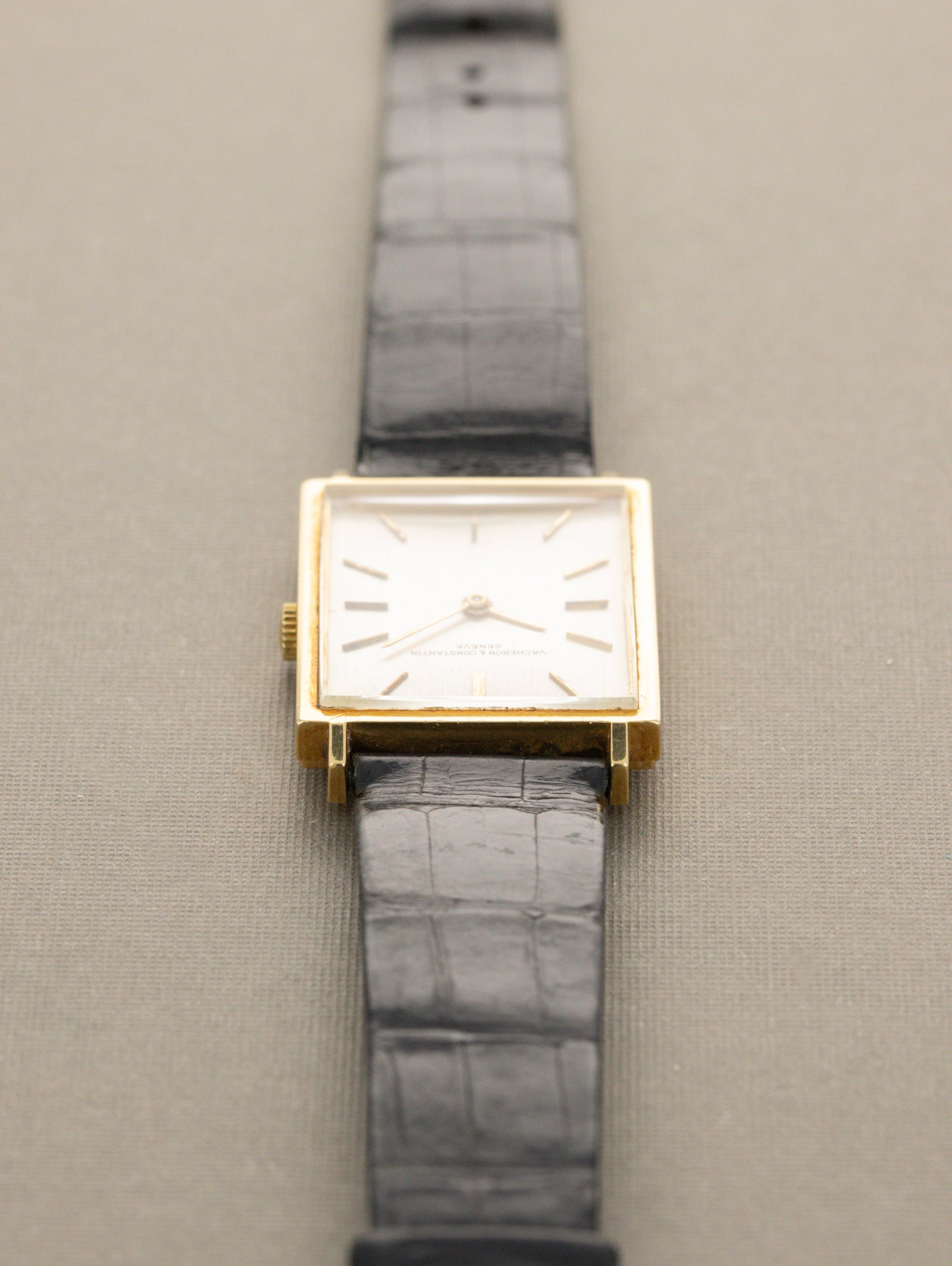 Vacheron Constantin Rectangular Dress Watch Ref. 7139 - 'Brushed' Silver Dial