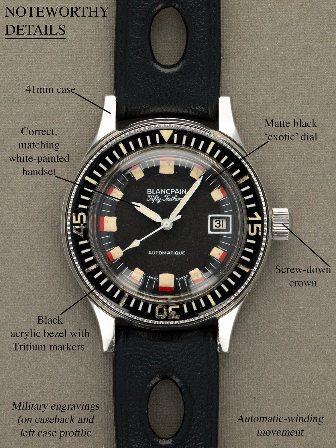 Blancpain Fifty-Fathoms - 'Barakuda' Polish Navy-Issued