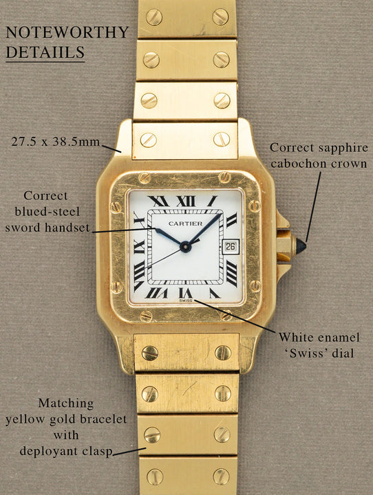 Cartier Santos Carrée Ref. 2964 - 'Midsize' Unpolished