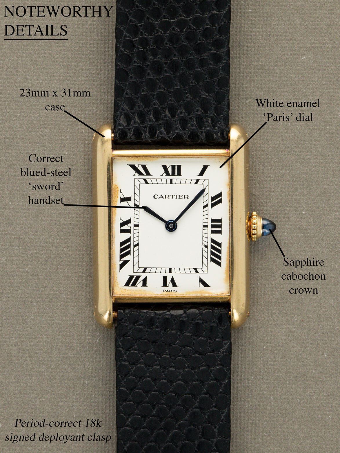 Cartier Tank Louis Ref. 78086 - 'Paris' Dial