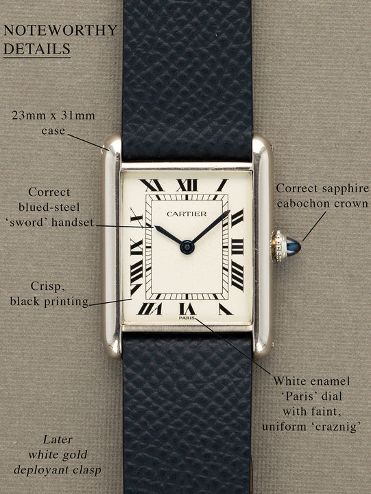Cartier Tank Louis Ref. 78086 - 'Paris' Dial