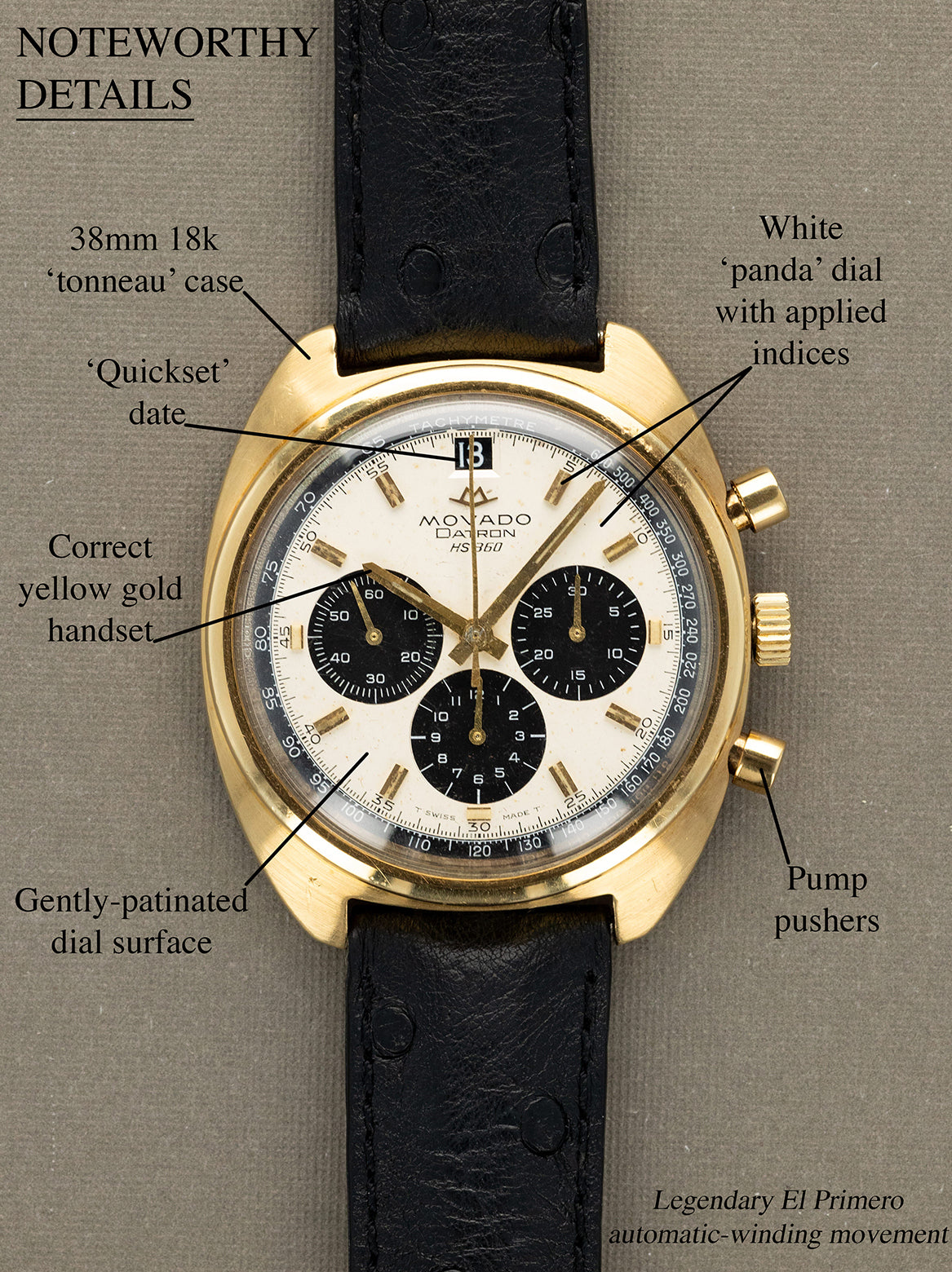 Movado Sub Sea Datron Ref. HS360 - 'Cushion Case'