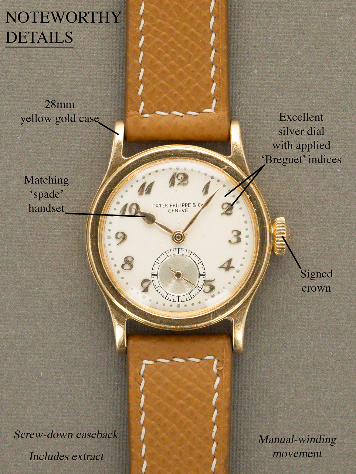 Patek Philippe Calatrava Ref. 438 'Mid Size' - 'Breguet' Dial