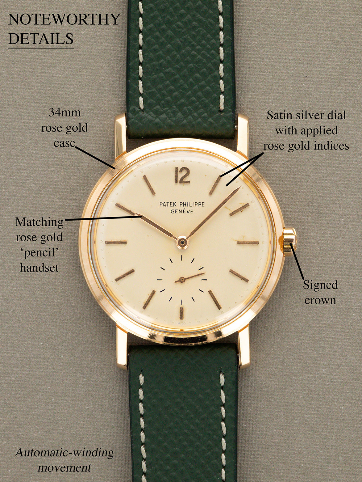 Patek Philippe Calatrava Ref. 3435 - Rose Gold