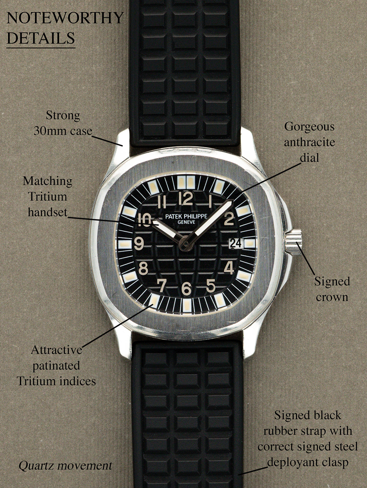 Patek Philippe Aquanuat Ref. 4960A - 'Ladies' Tritium Dial