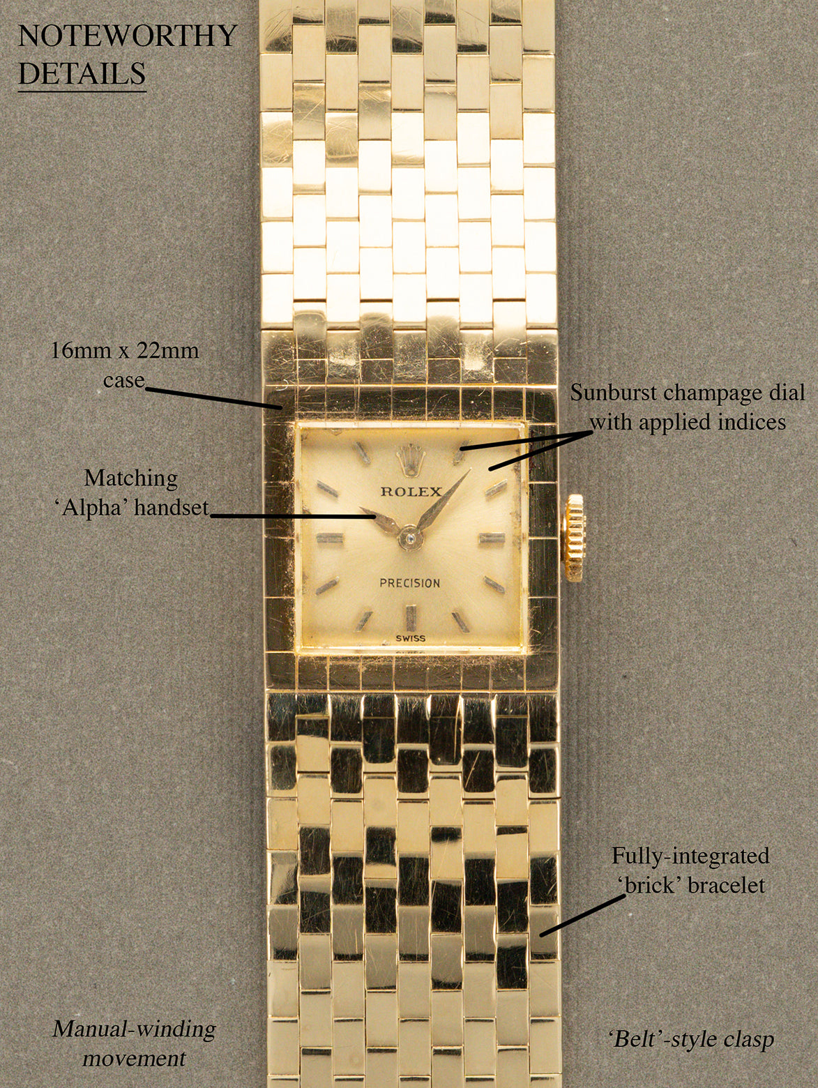 Rolex Precision Ref. 8209 - 'Belt' Watch