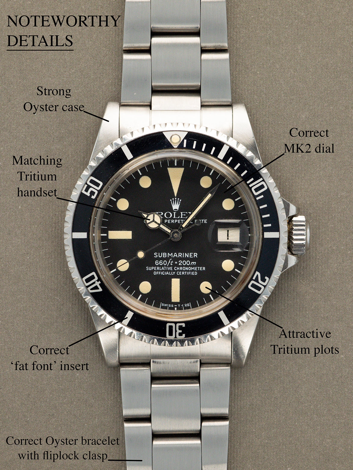Rolex Submariner Date Ref. 1680 - 'MK2' Dial