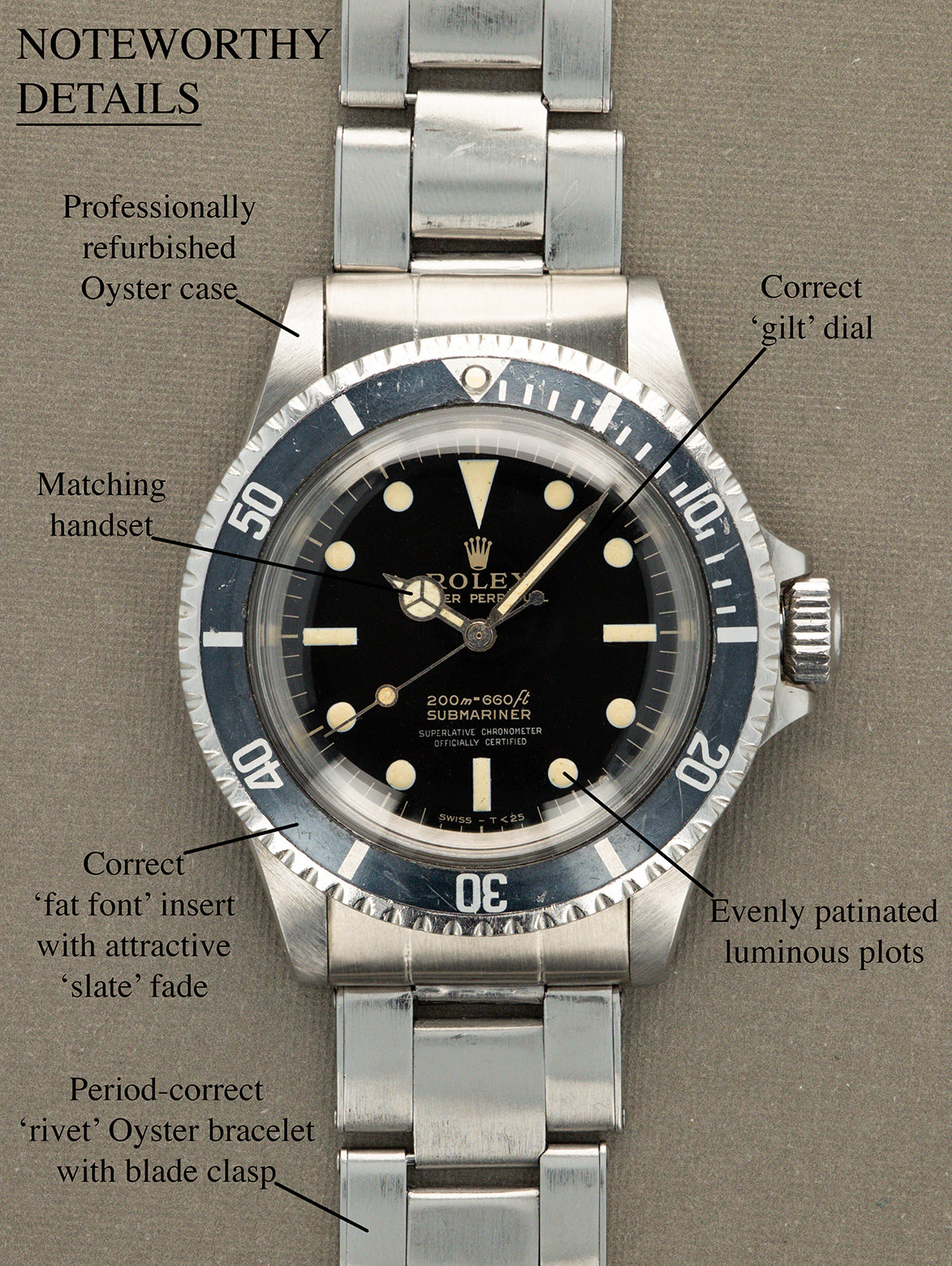 Rolex Submariner Ref. 5512 - 'Gilt' Dial