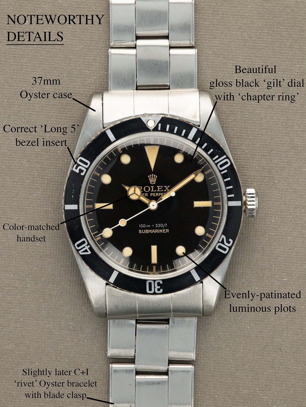 Rolex Submariner Ref. 5508 - 'Small Crown'