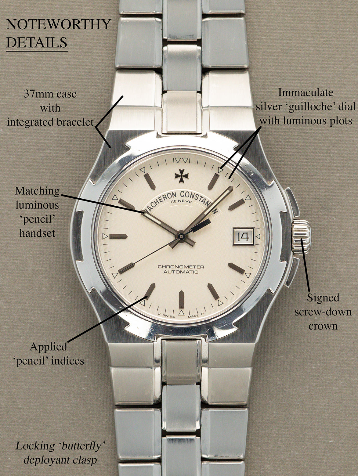 Vacheron Constantin Overseas Ref. 42042 - White 'Guilloché' Dial