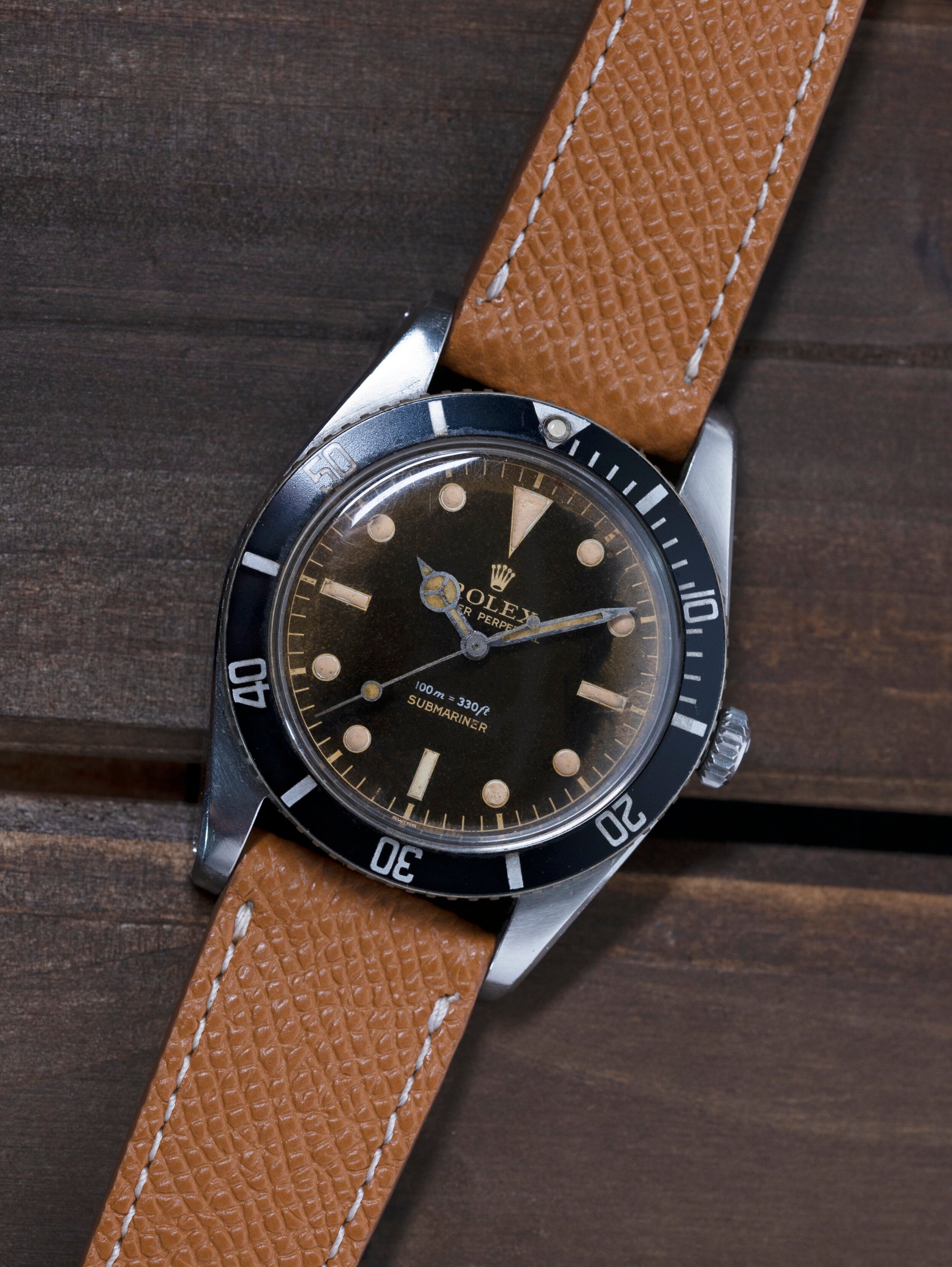 Alpina Honey JPM x Oliver & Clarke Leather Watch Strap