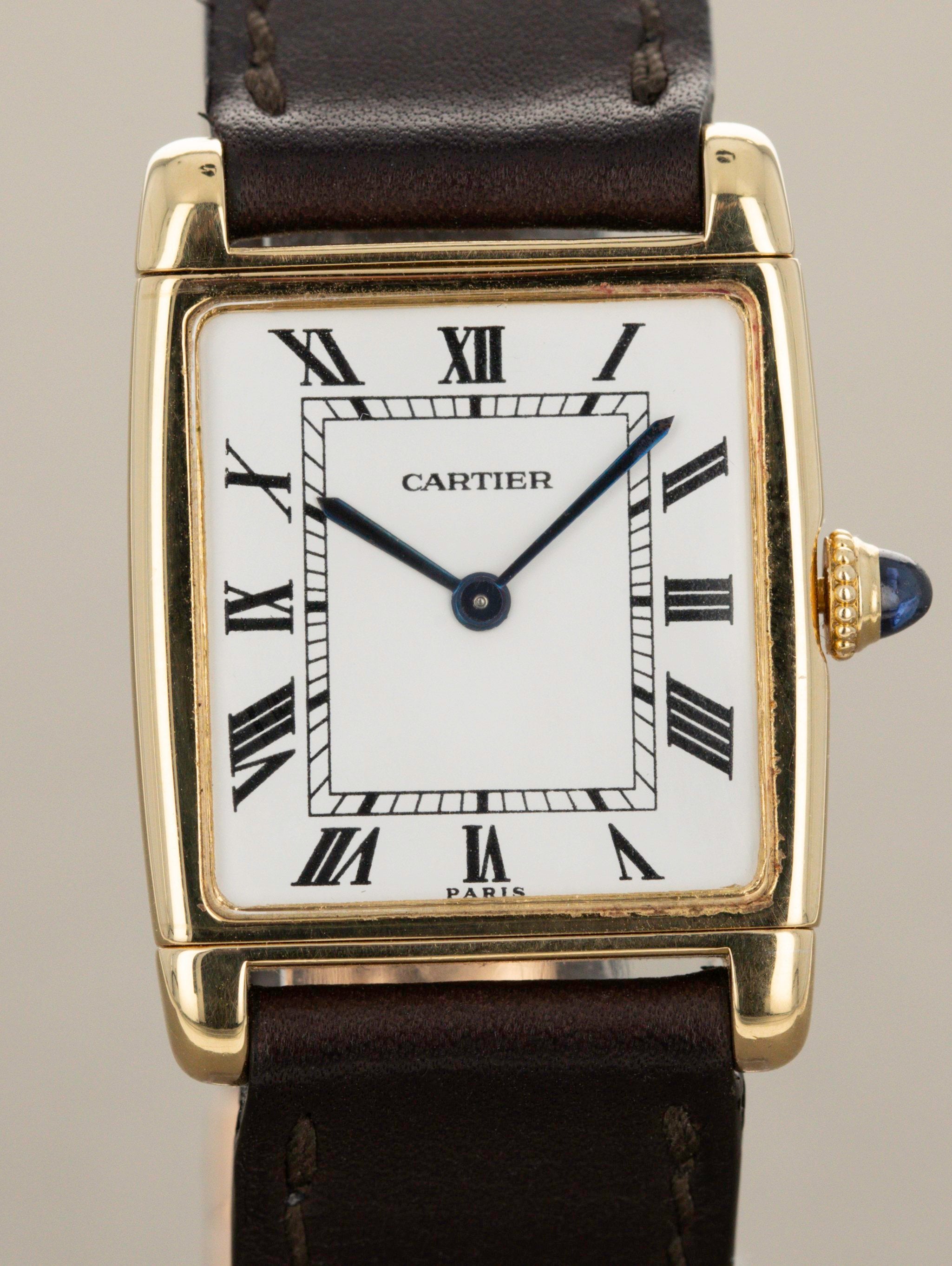Cartier Tank Louis 'Reverso' - Paris Signed