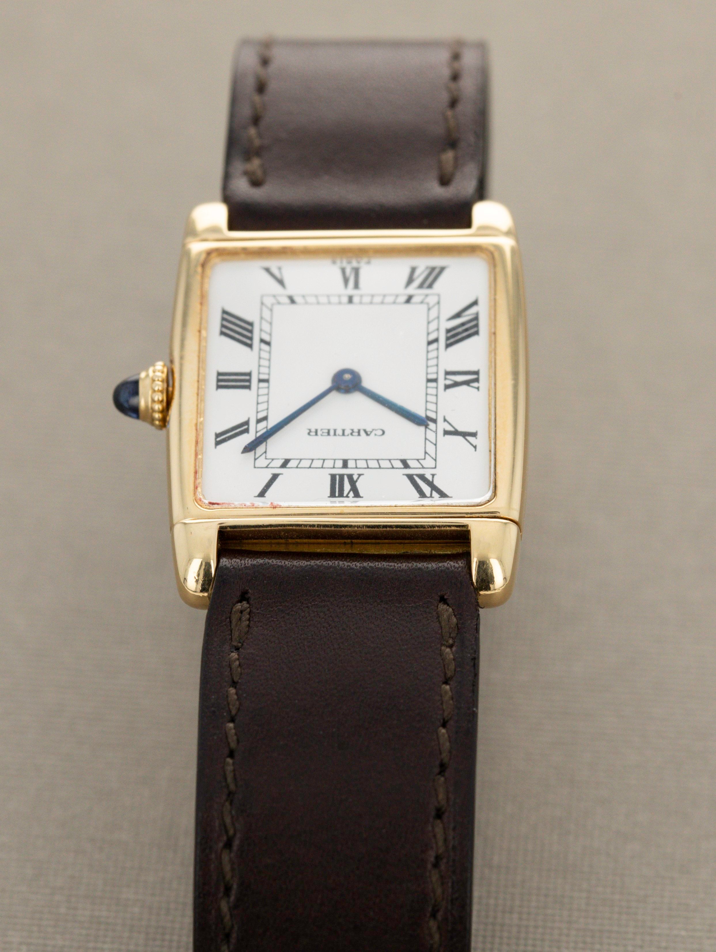Cartier Tank Louis 'Reverso' - Paris Signed