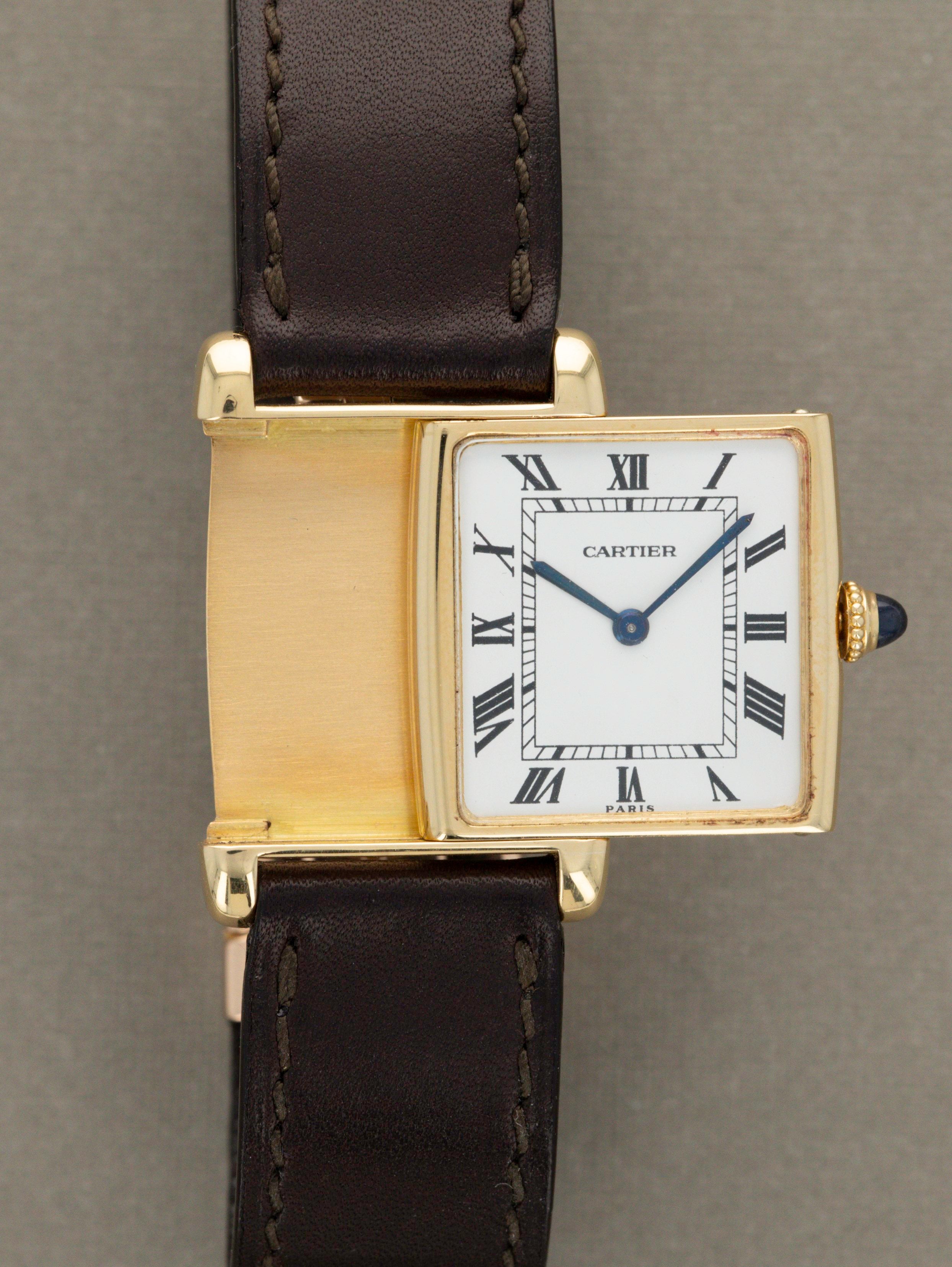 Cartier Tank Louis 'Reverso' - Paris Signed