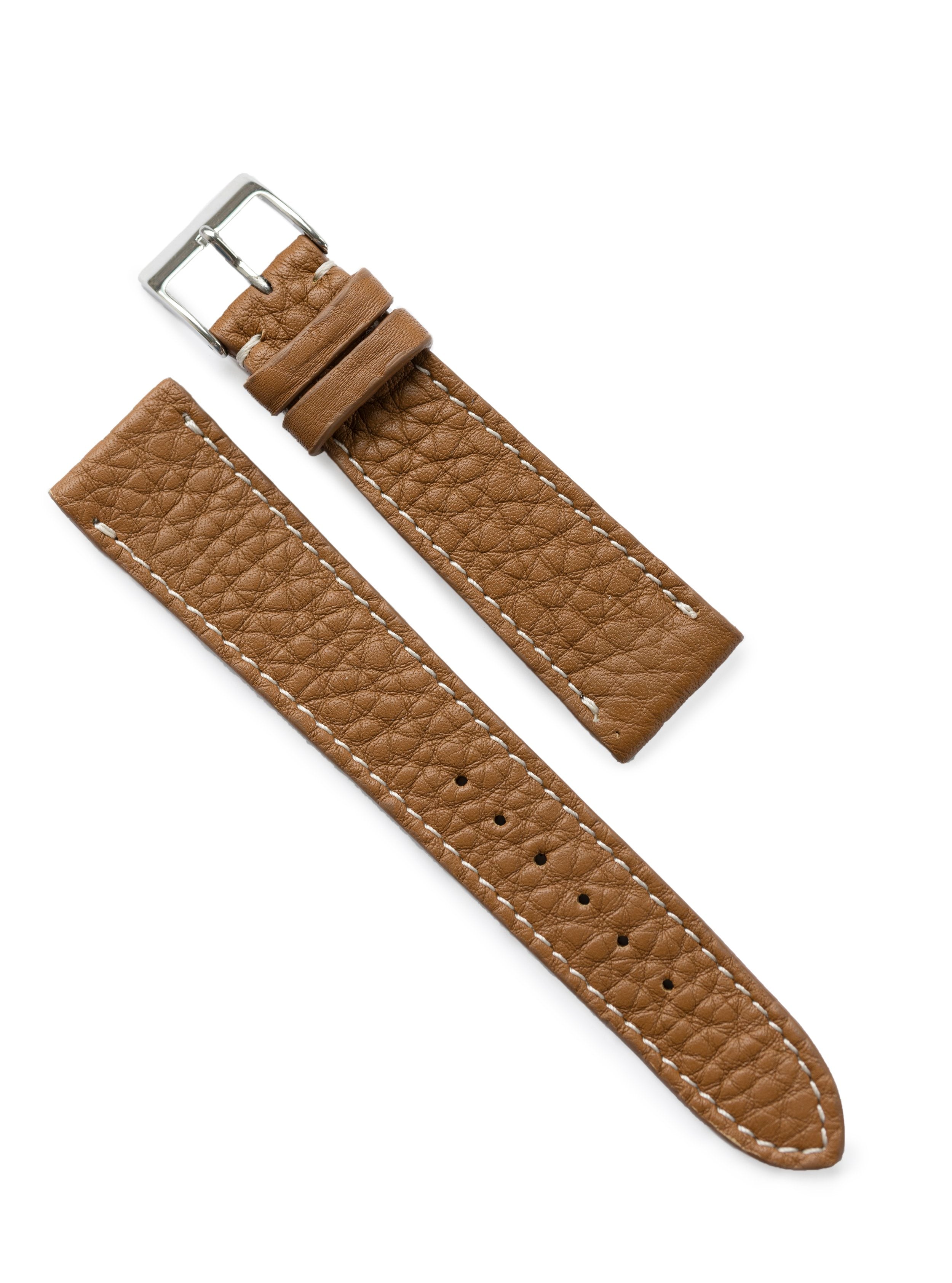 Cervo Brown JPM x Oliver & Clarke Leather Watch Strap