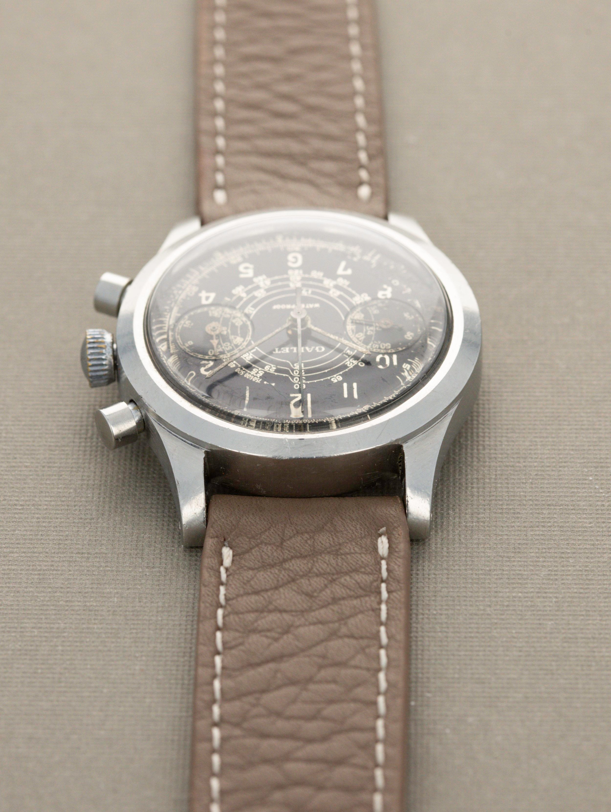 Gallet MultiChron 30M Chronograph - 'Clamshell' Case
