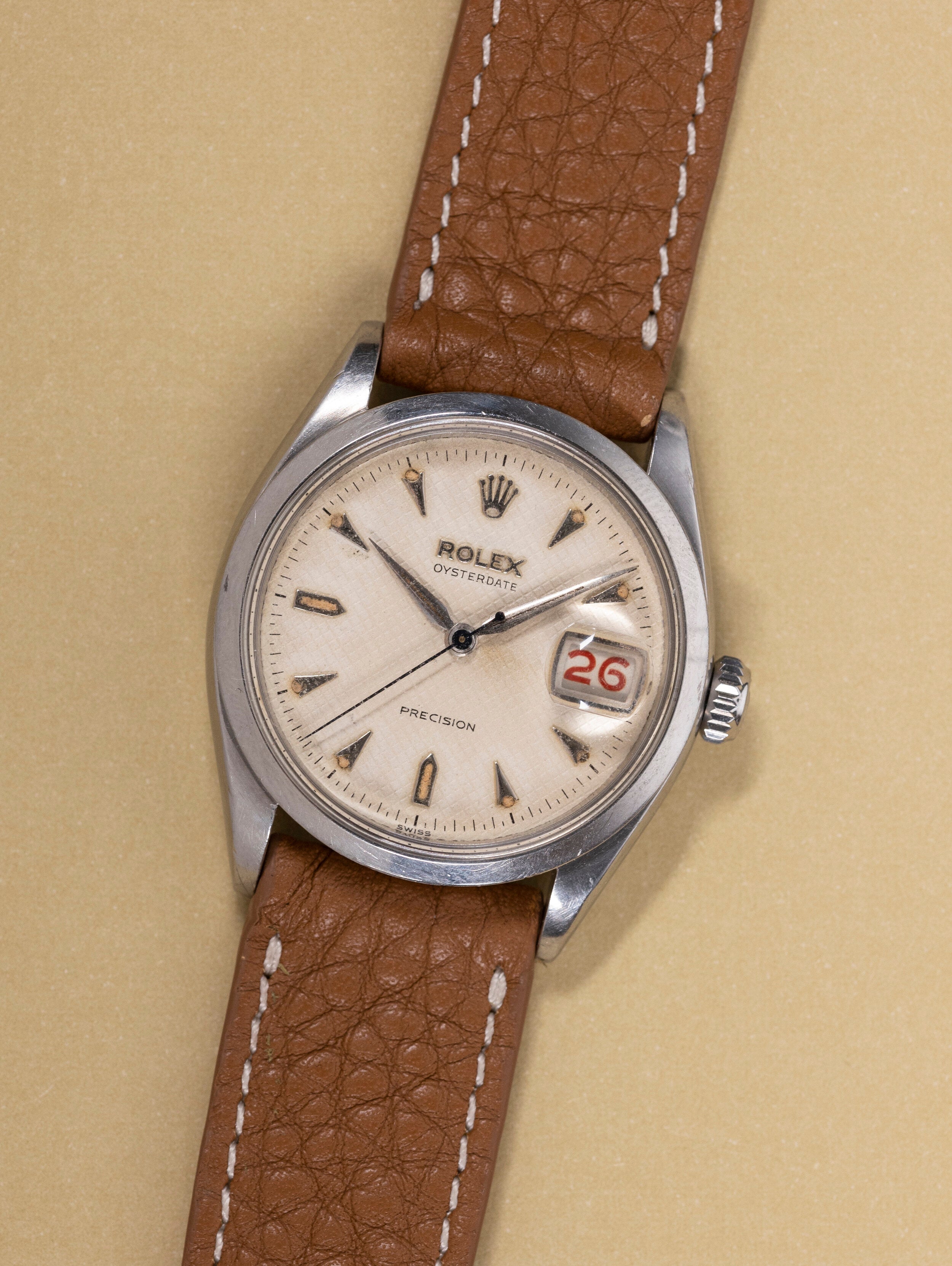 Cervo Brown JPM x Oliver & Clarke Leather Watch Strap