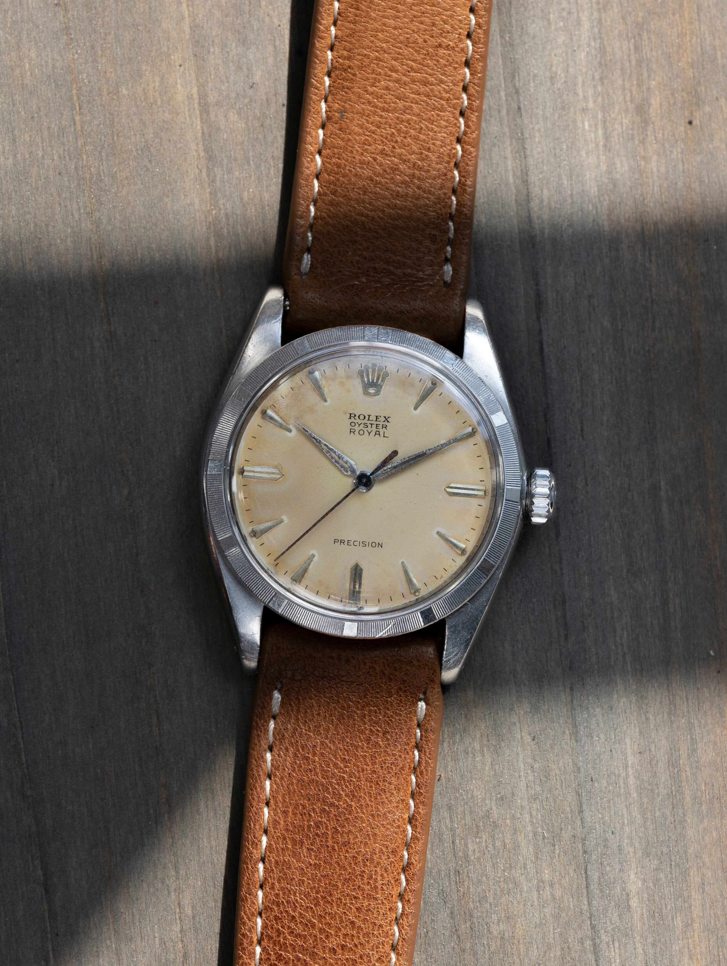 Messico Tan JPM x Oliver & Clarke Leather Watch Strap