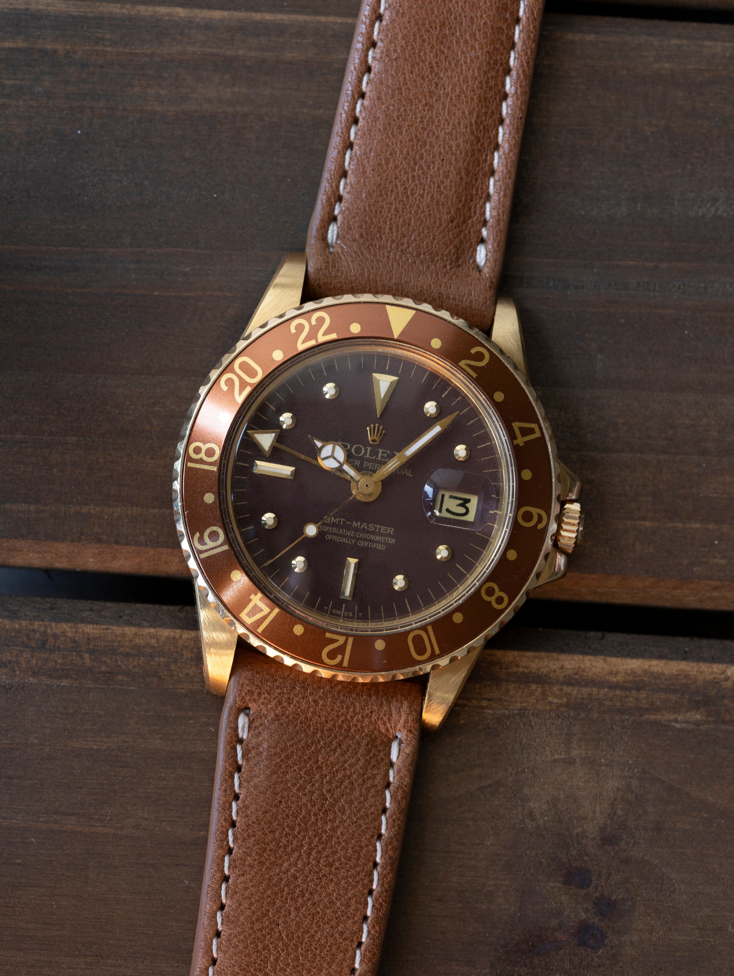 Messico Tan JPM x Oliver & Clarke Leather Watch Strap