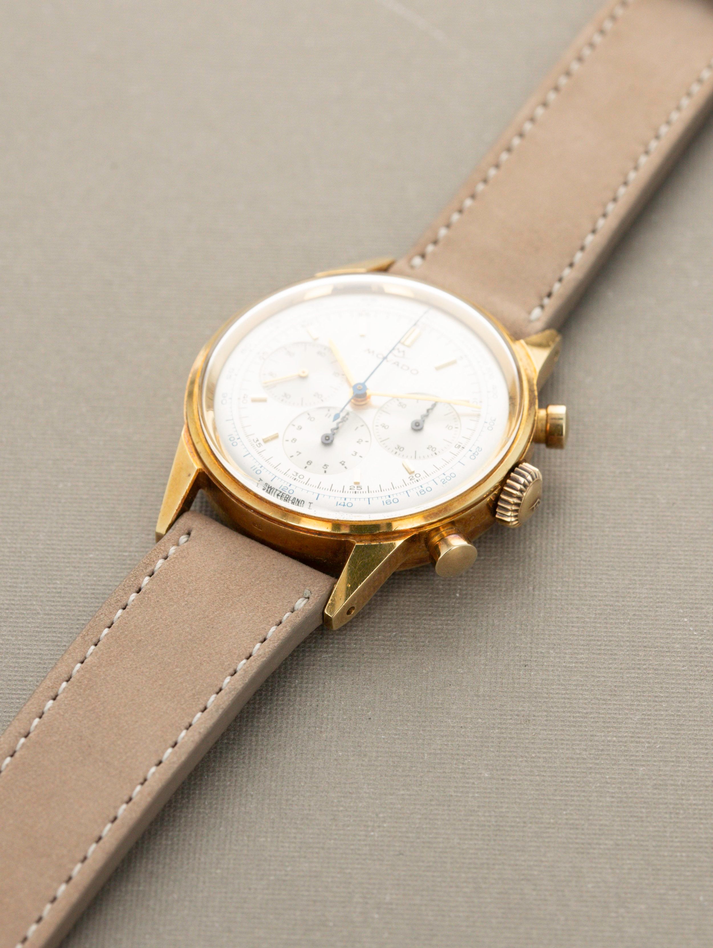 Movado M95 Chronograph - 18K Solid Gold