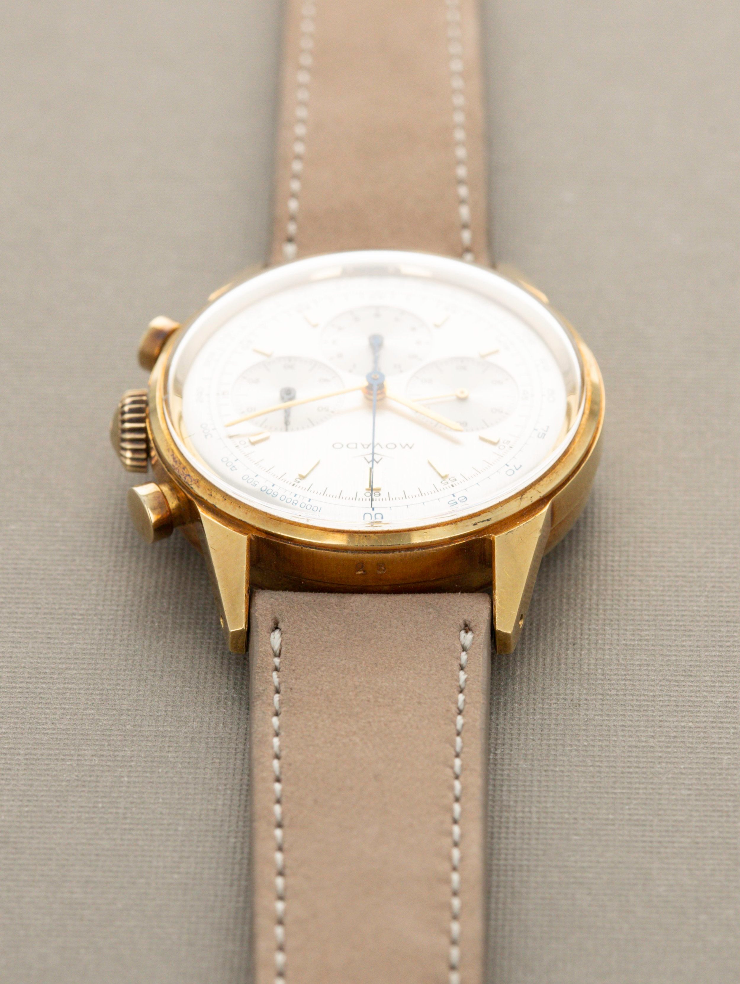 Movado M95 Chronograph - 18K Solid Gold