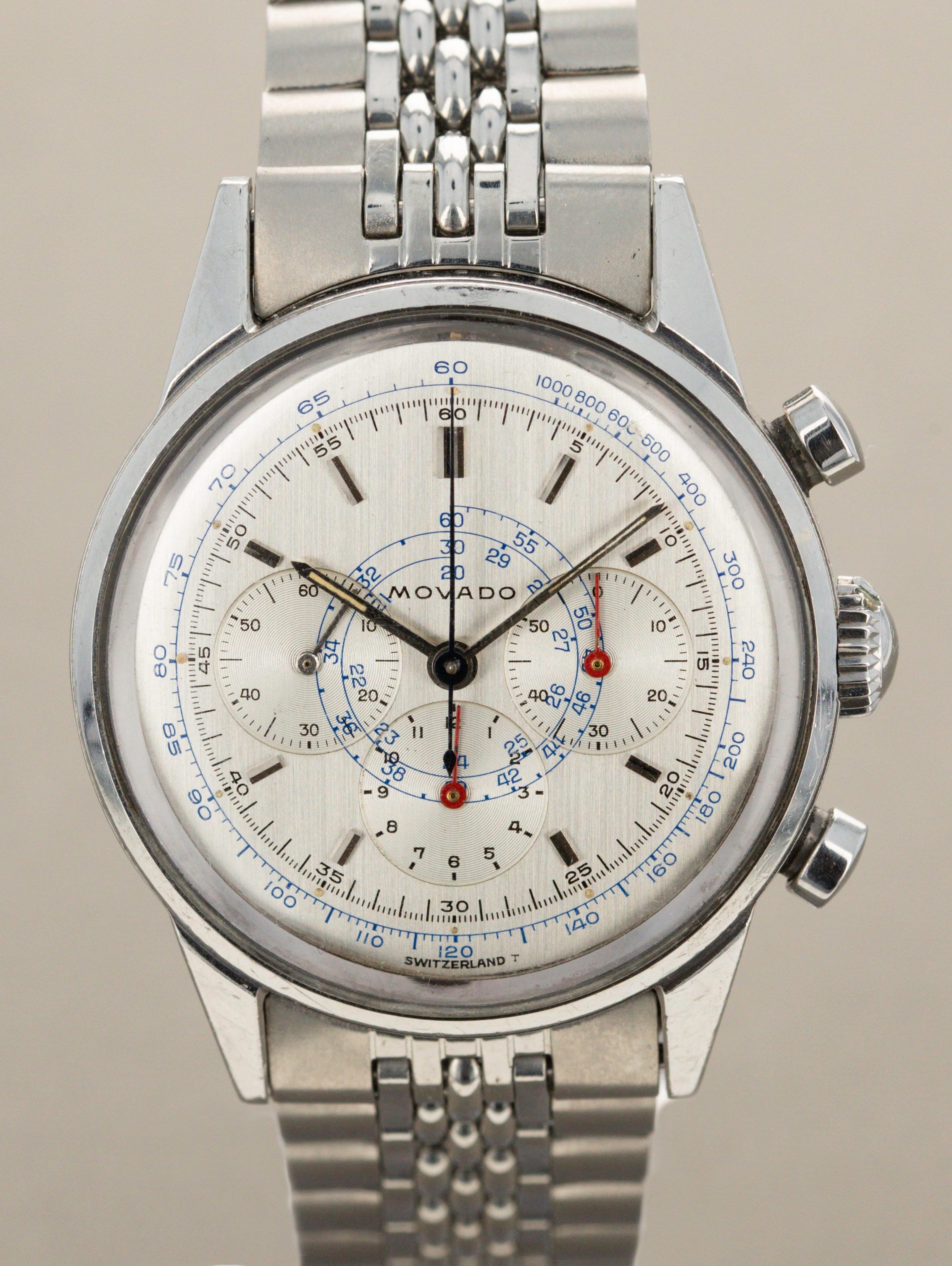 Movado M95 Silver Snail Dial