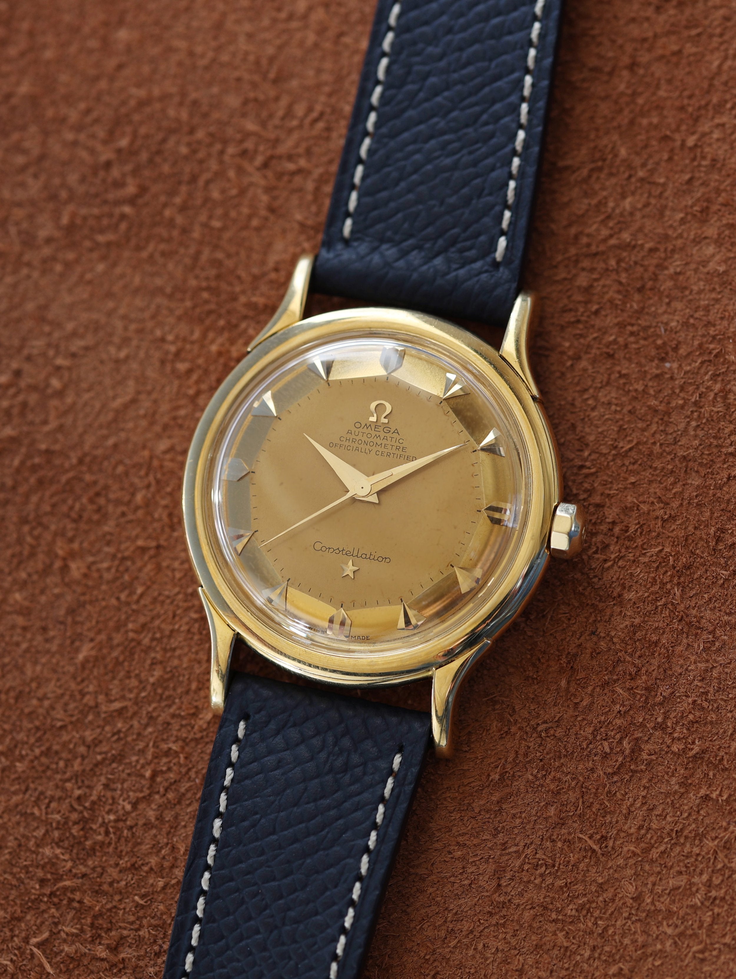 Navy Blue Molequin x Oliver and Clarke Watch Strap