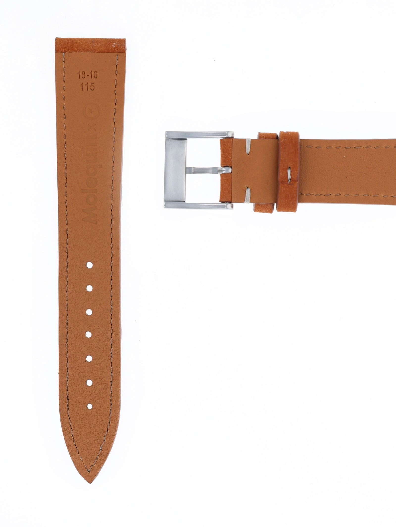 'Alzan' Molequin x Oliver and Clarke 'Nubuck' Watch Strap