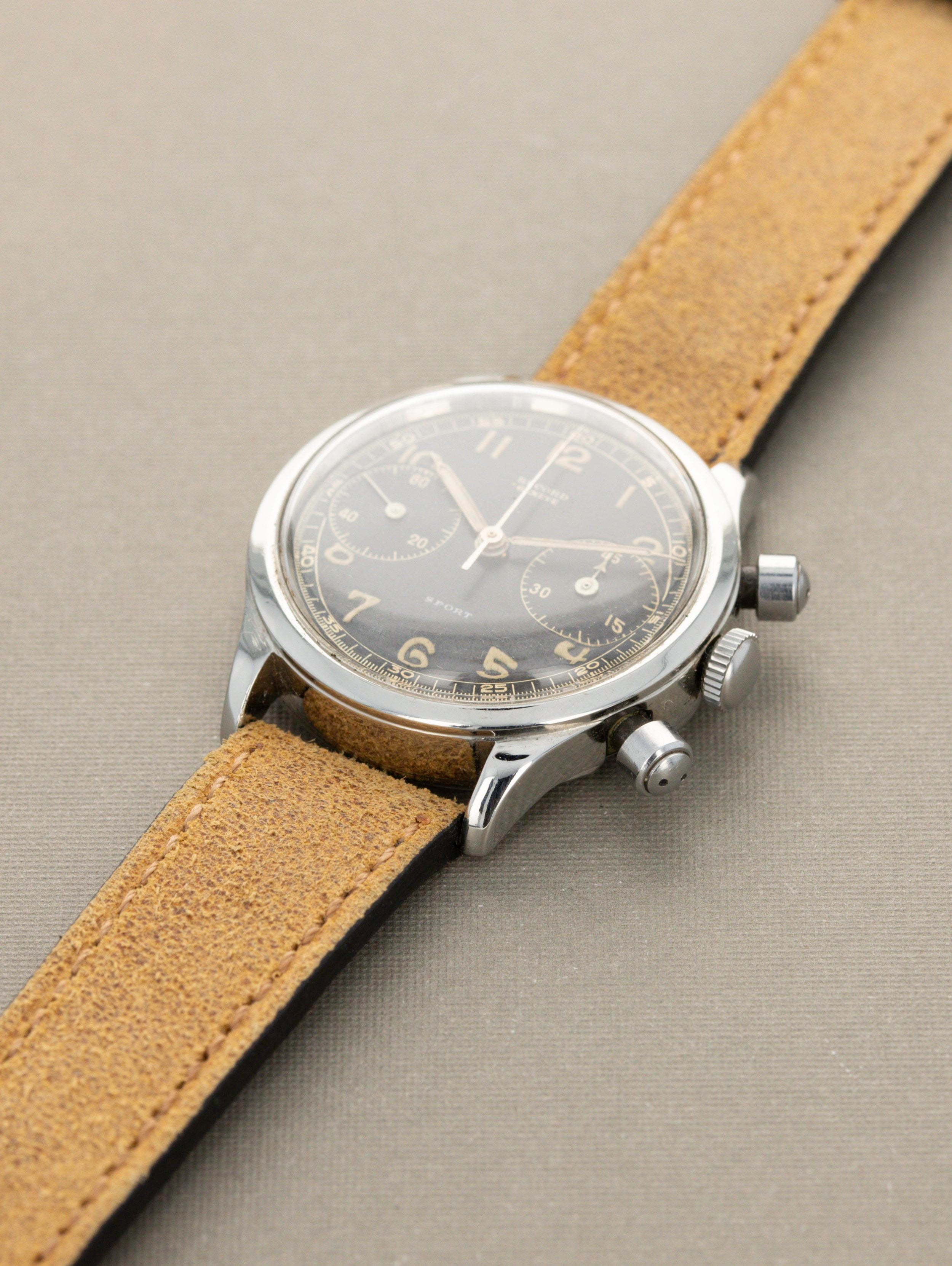 Record Waterproof Gilt Chronograph