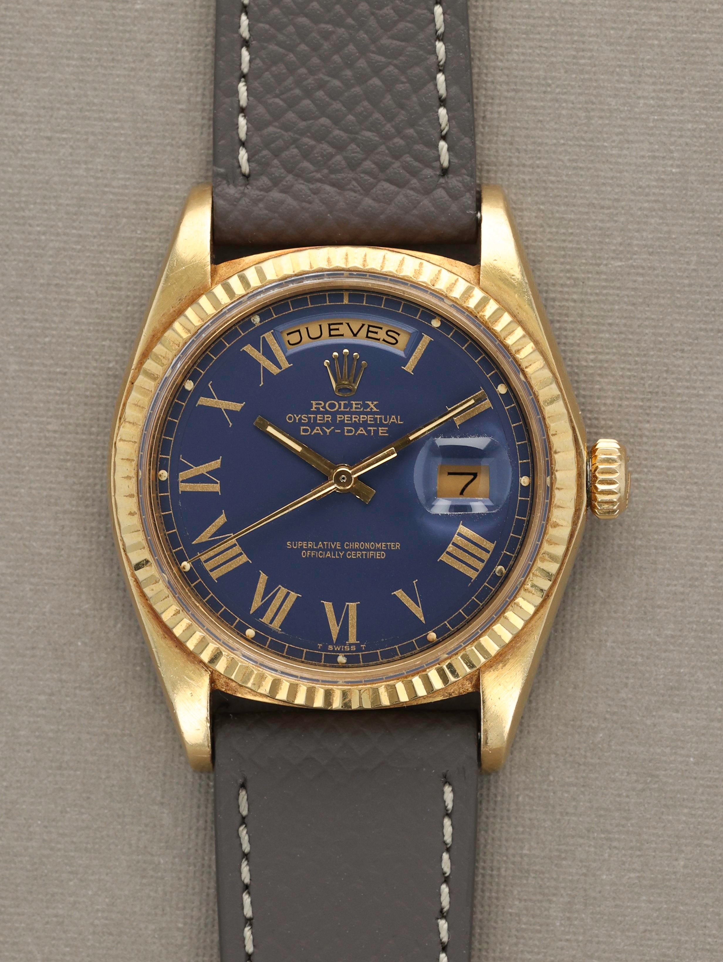 Rolex Day-Date Ref. 1803 Blue Buckley