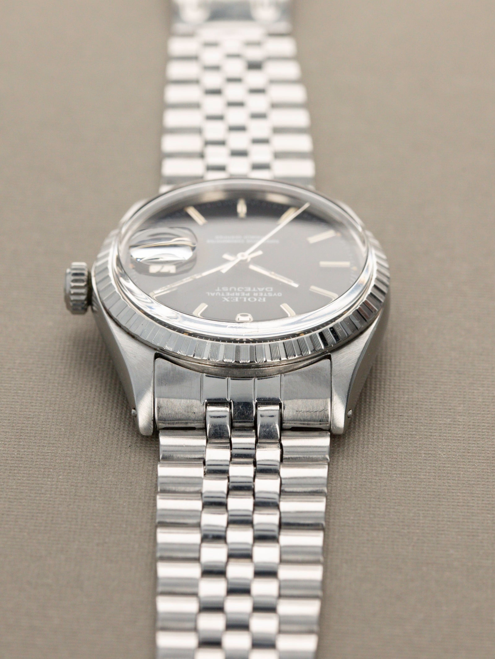 Rolex Datejust Ref. 1603 - Matte Black Dial