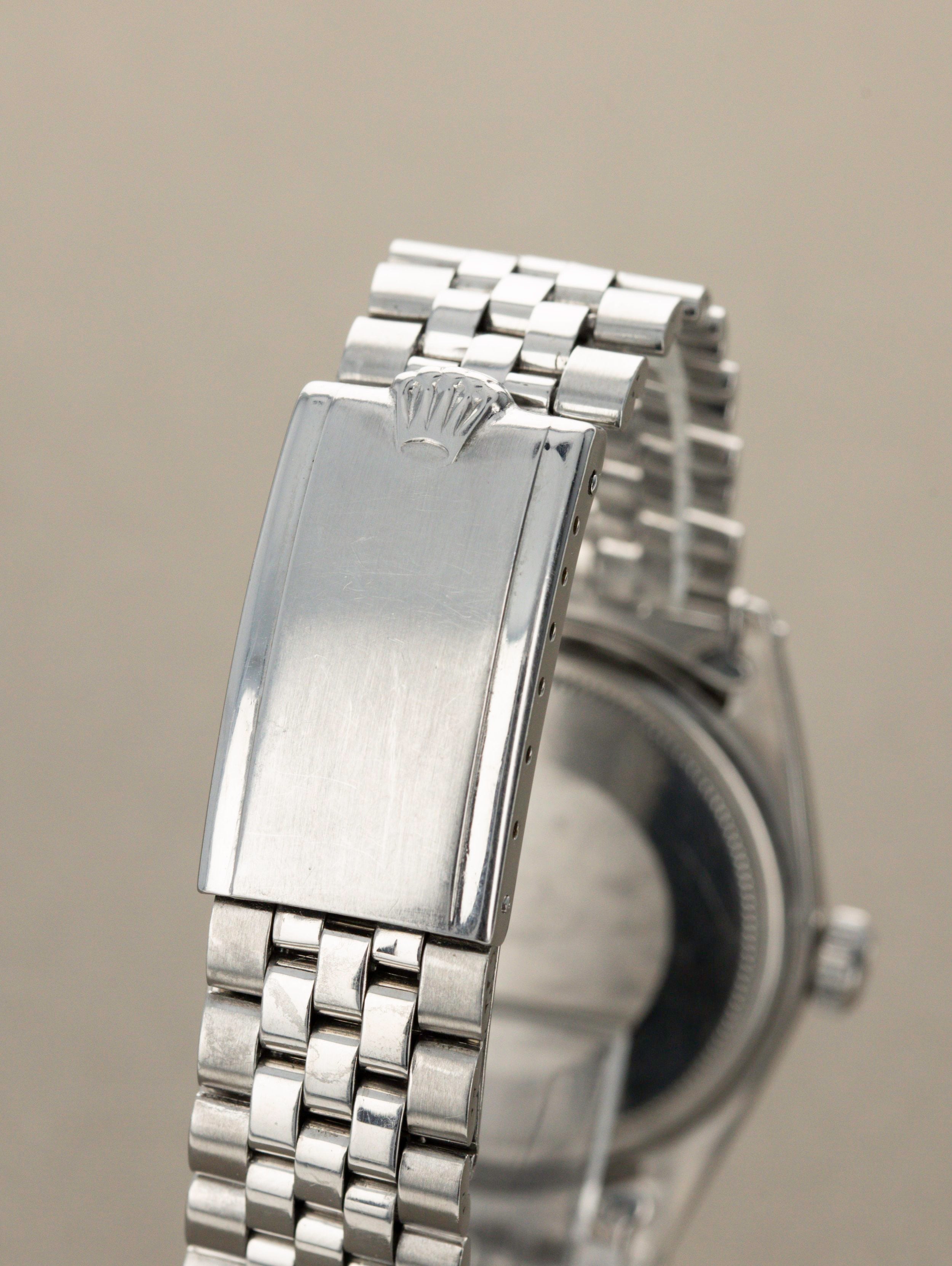 Rolex Datejust Ref. 1603 - Matte Black Dial