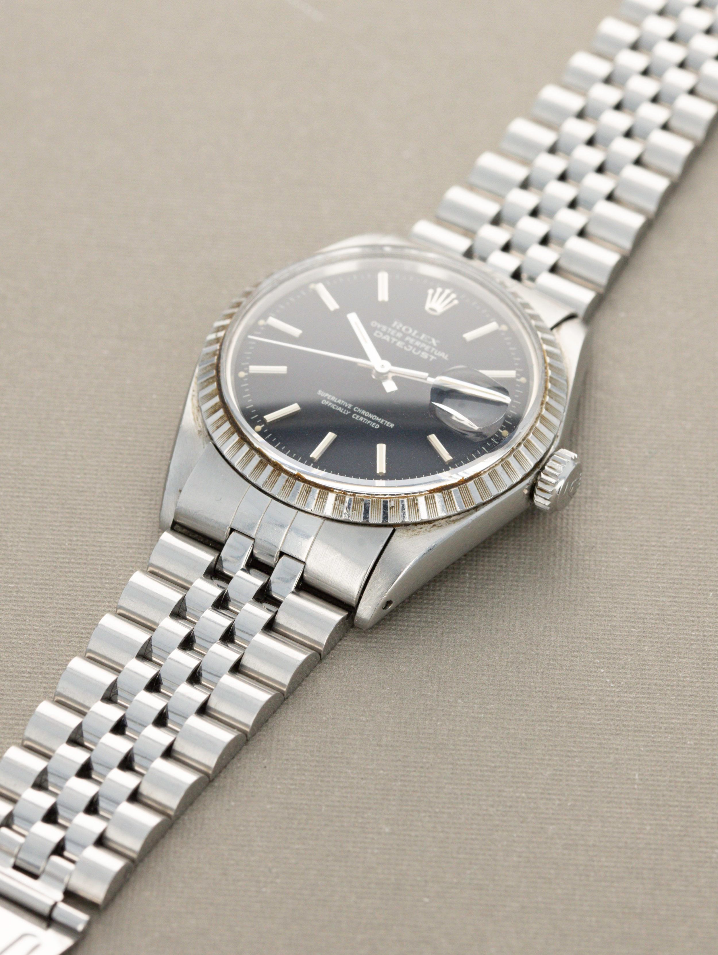 Rolex Datejust Ref. 1603 - Black Confetti Dial