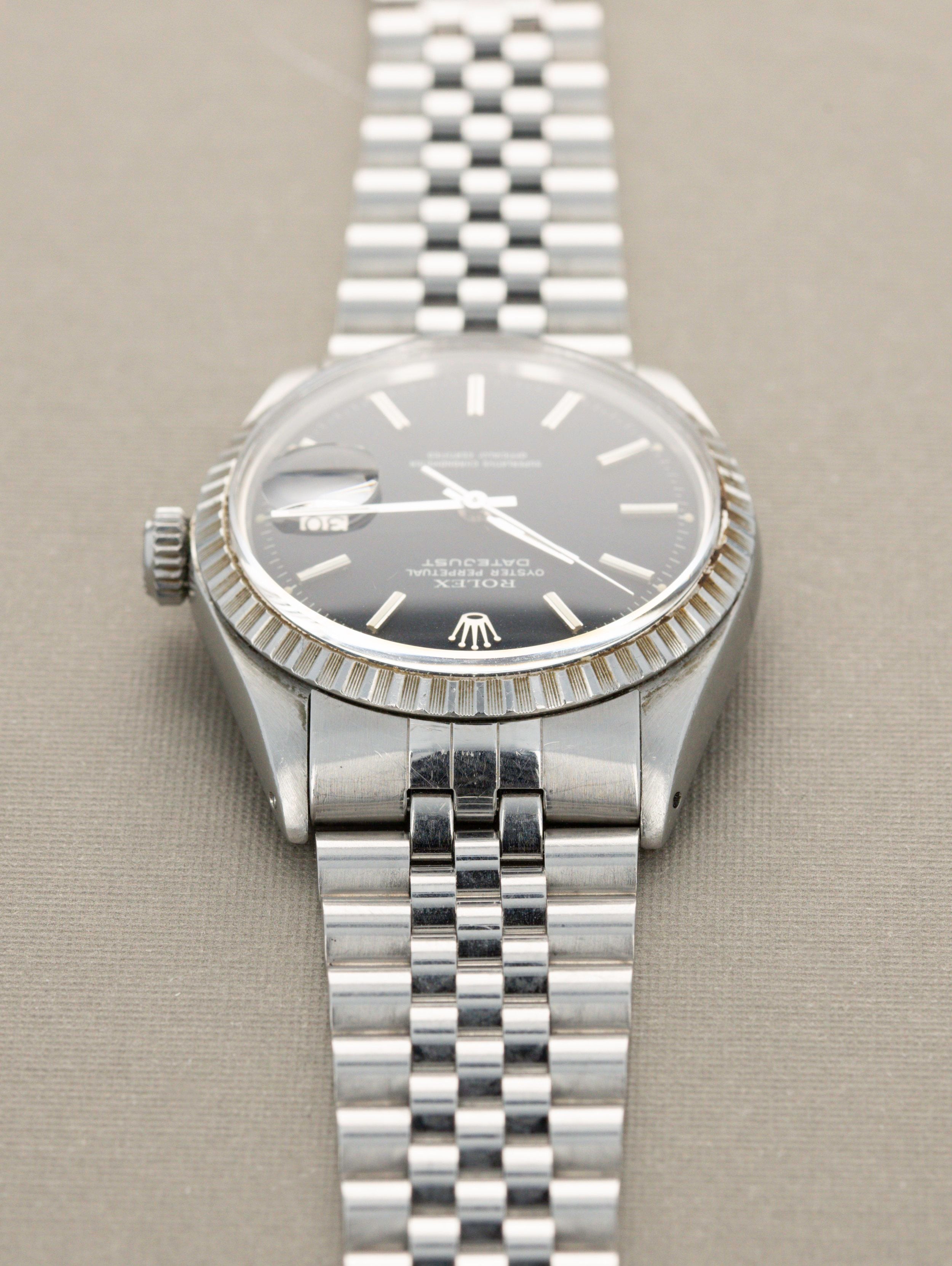 Rolex Datejust Ref. 1603 - Black Confetti Dial