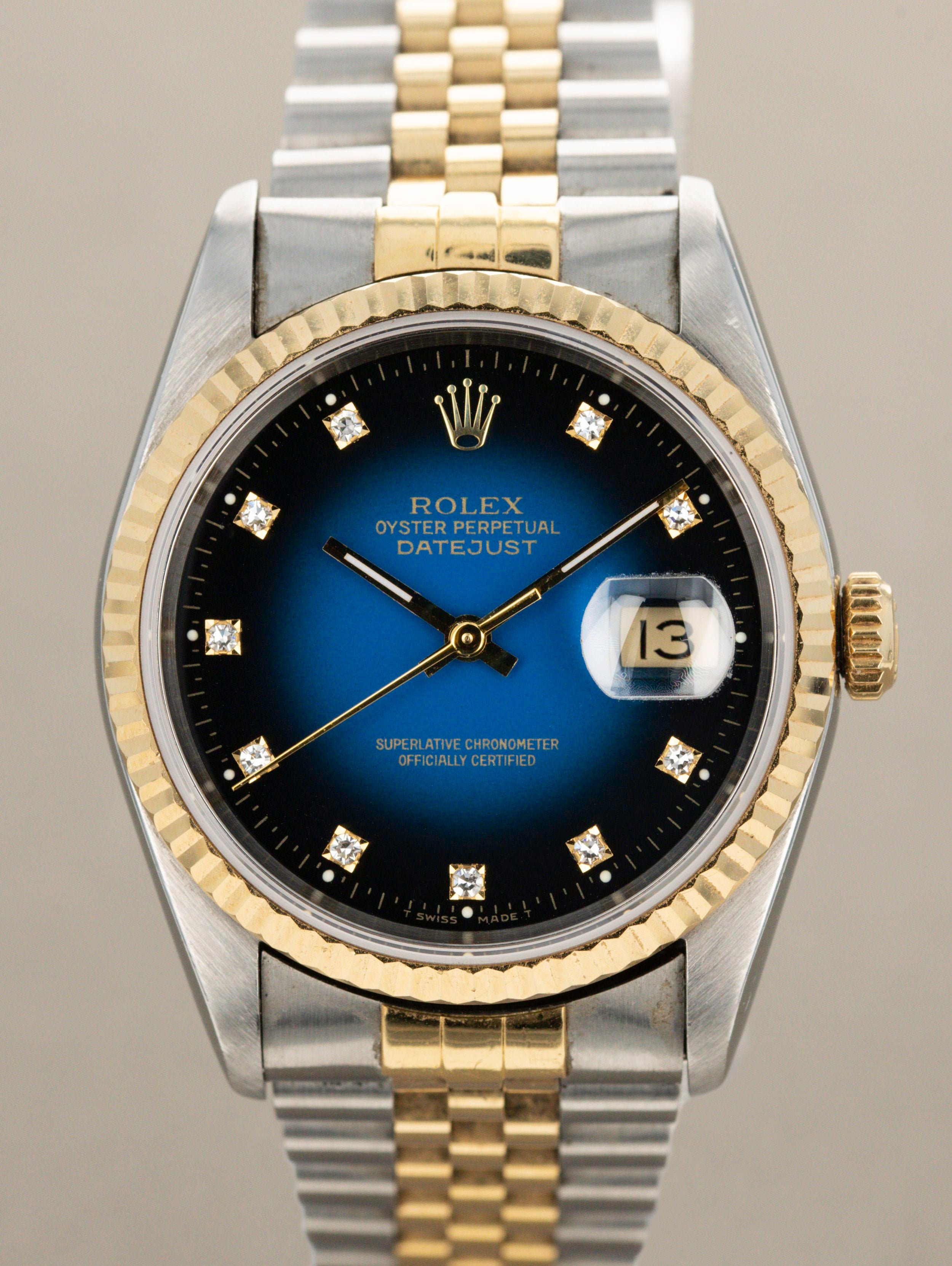 Rolex Datejust Ref. 16233 - Diamond Dial 'Vignette'