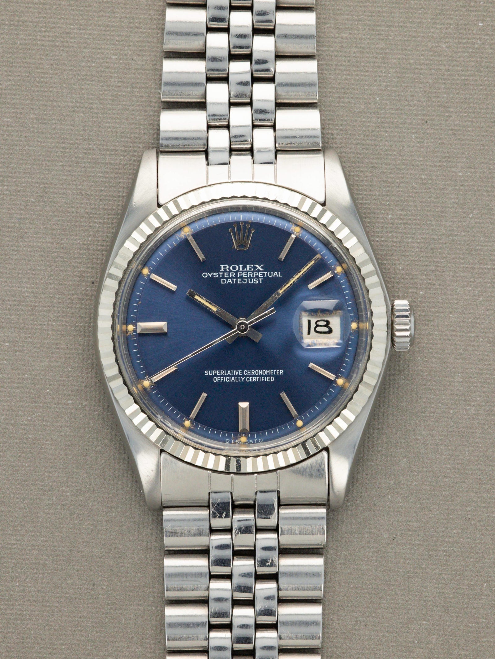 Rolex Datejust Ref. 1601 - Blue Sigma Dial