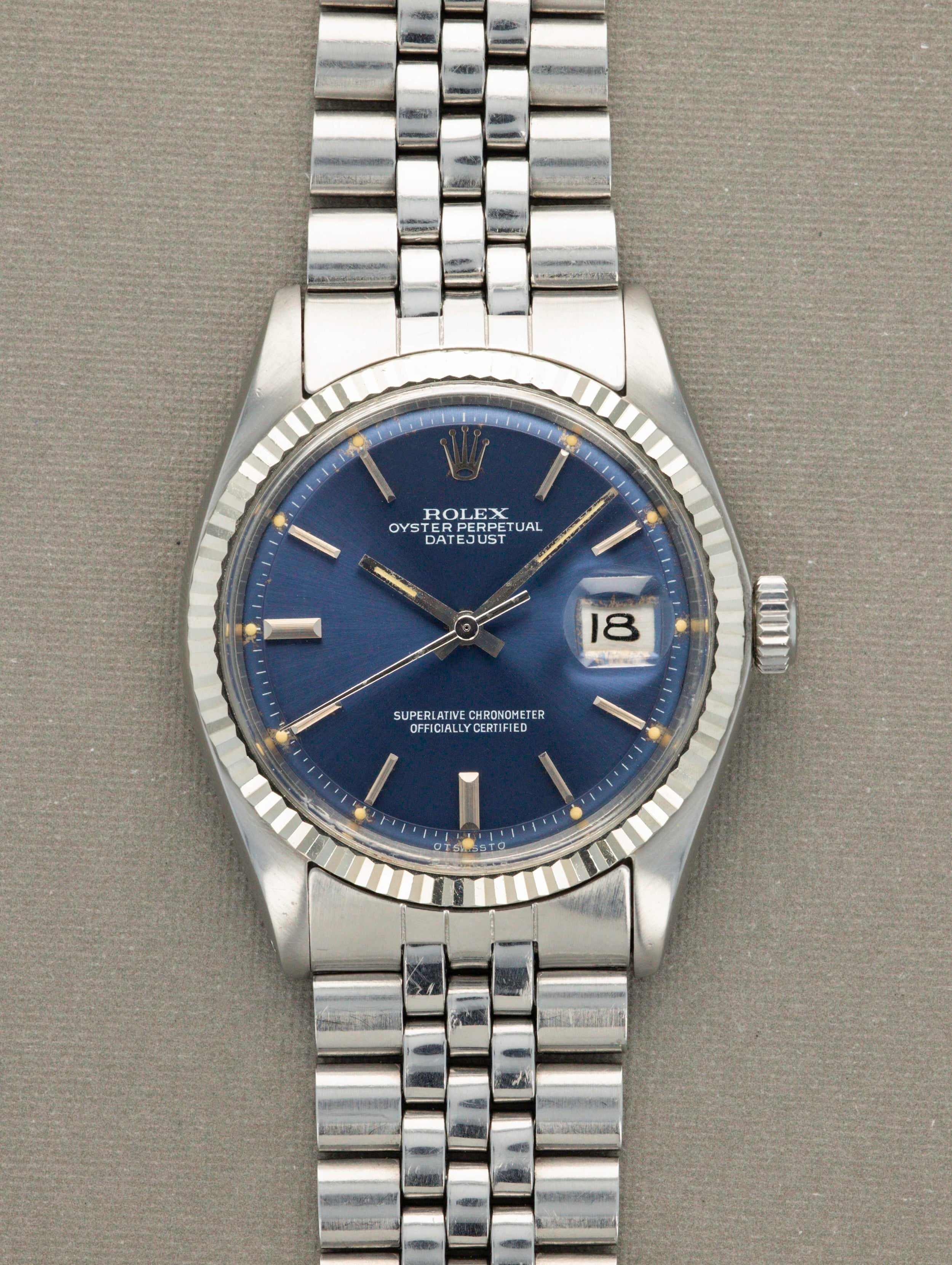 Rolex Datejust Ref. 1601 - Blue Sigma Dial