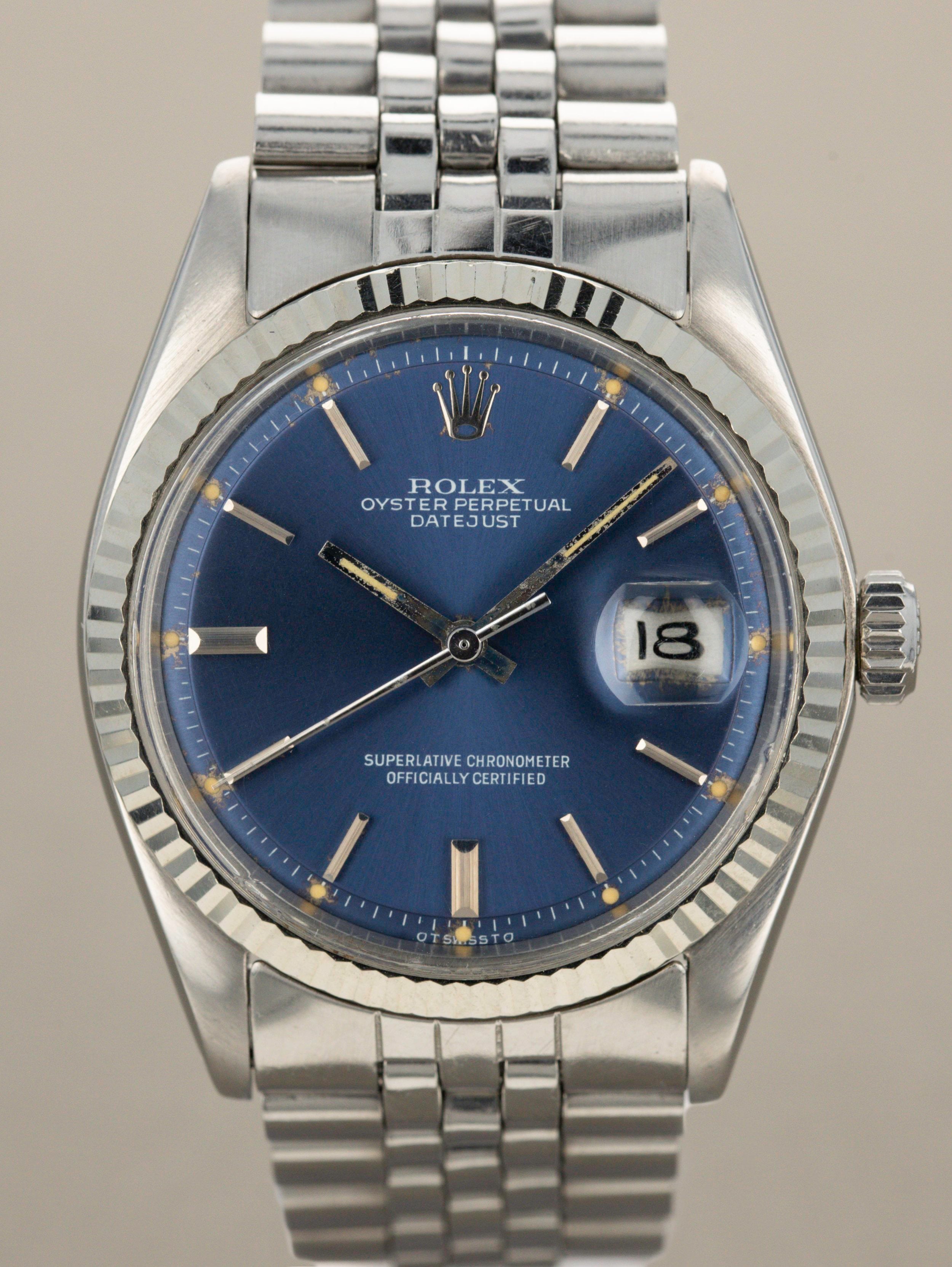 Rolex Datejust Ref. 1601 - Blue Sigma Dial